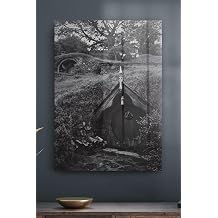 Decovetro Glass Painting Lord of the Rings Hobbit House