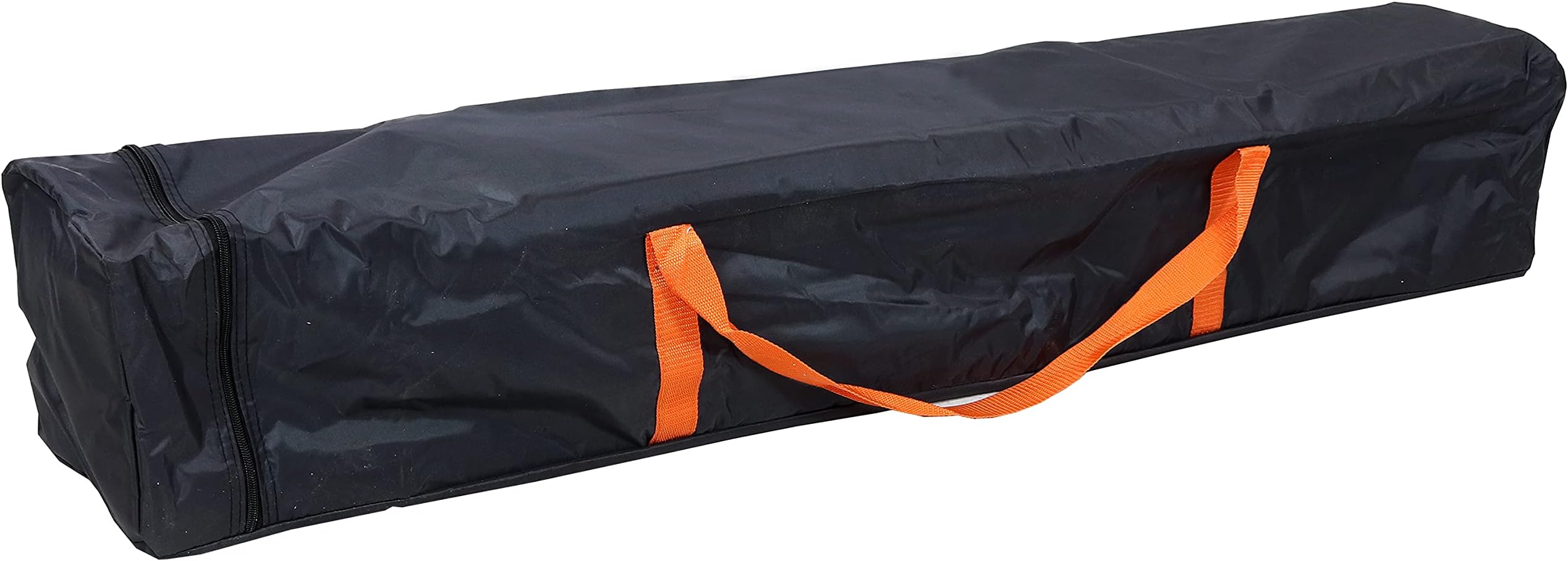 SunnydazeLarge Duffle Bag - Long Camping Bag for Tent or Equipment - Canopy Replacement Storage - Heavy-Duty - Black - 45.5 Inch