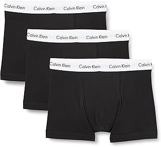Calvin Klein Calzoncillos bóxer Hombre Pack de 3 Trunks Ropa Interior