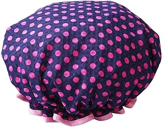 Double Layer Waterproof Shower Cap for Women
