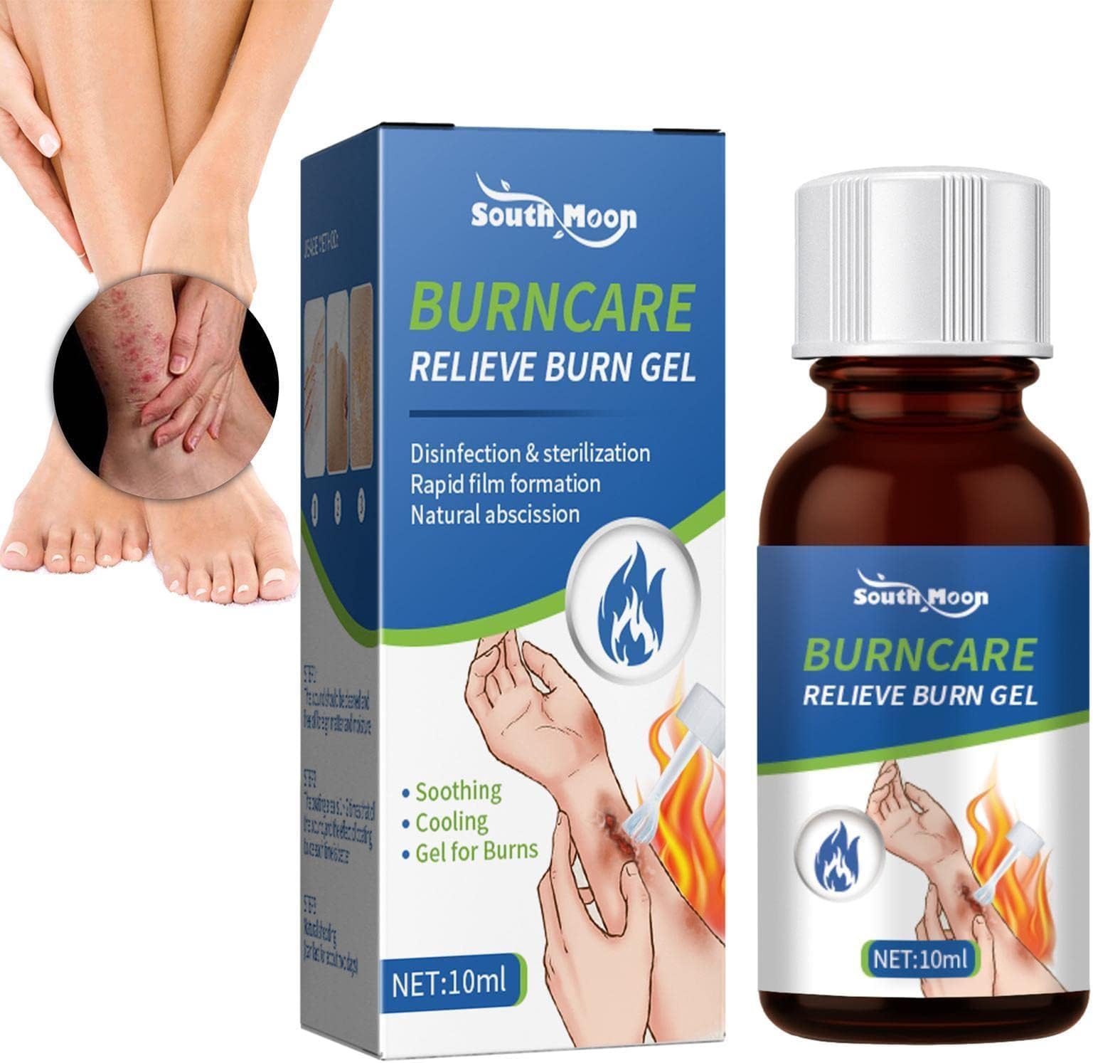 – Burn Cream Packets | 10ml Transparent Burn Ointment,Natural Burn Dressing, Gentle Life Essentials for Small Burns, Scalds, Cuts, Scrapes, and Sunburns