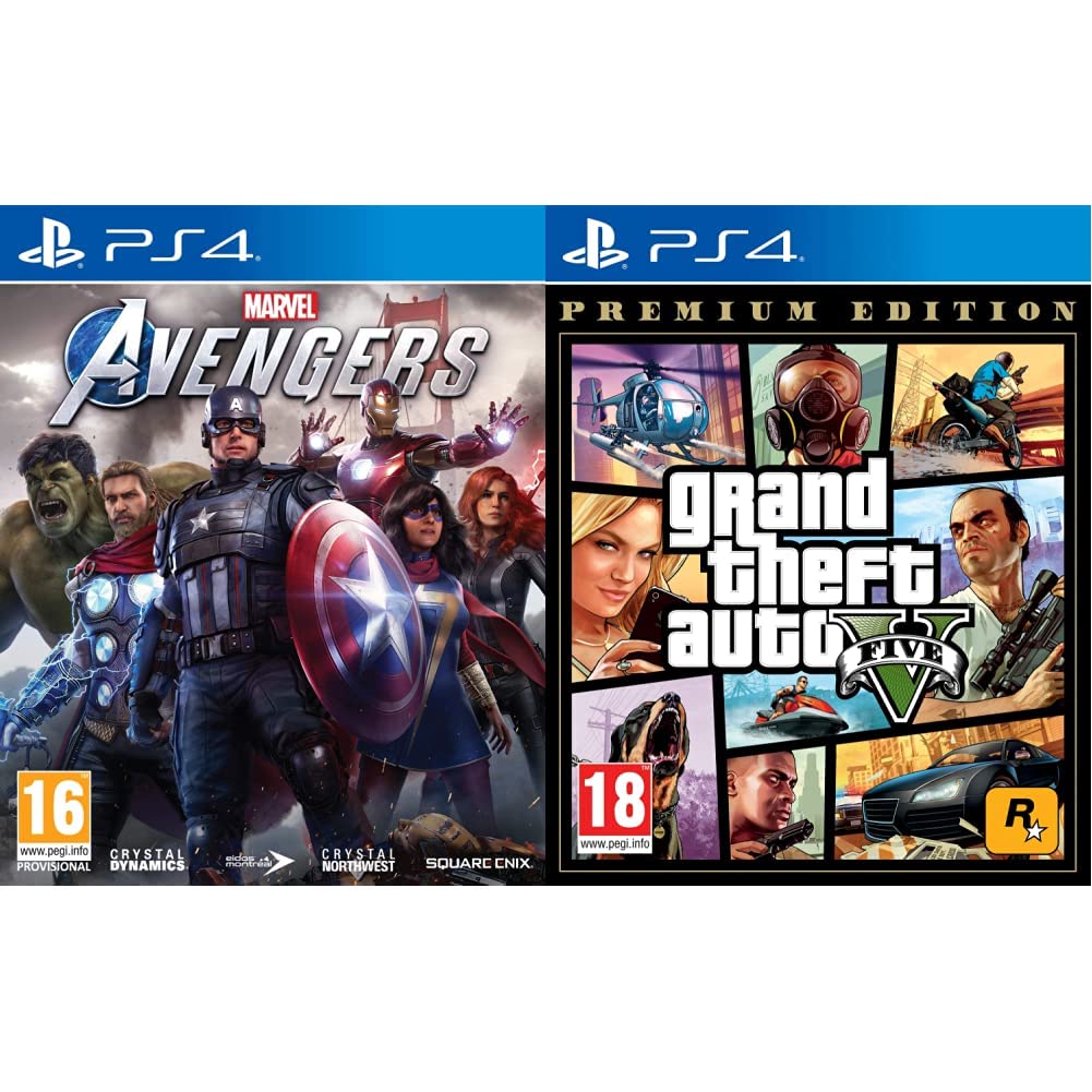 Marvels Avengers (Free PS5 Upgrade)+Grand Theft Auto V - Premium Edition (PS4) (B08NTYGCFN) Amazon Price History, Amazon Price Tracker
