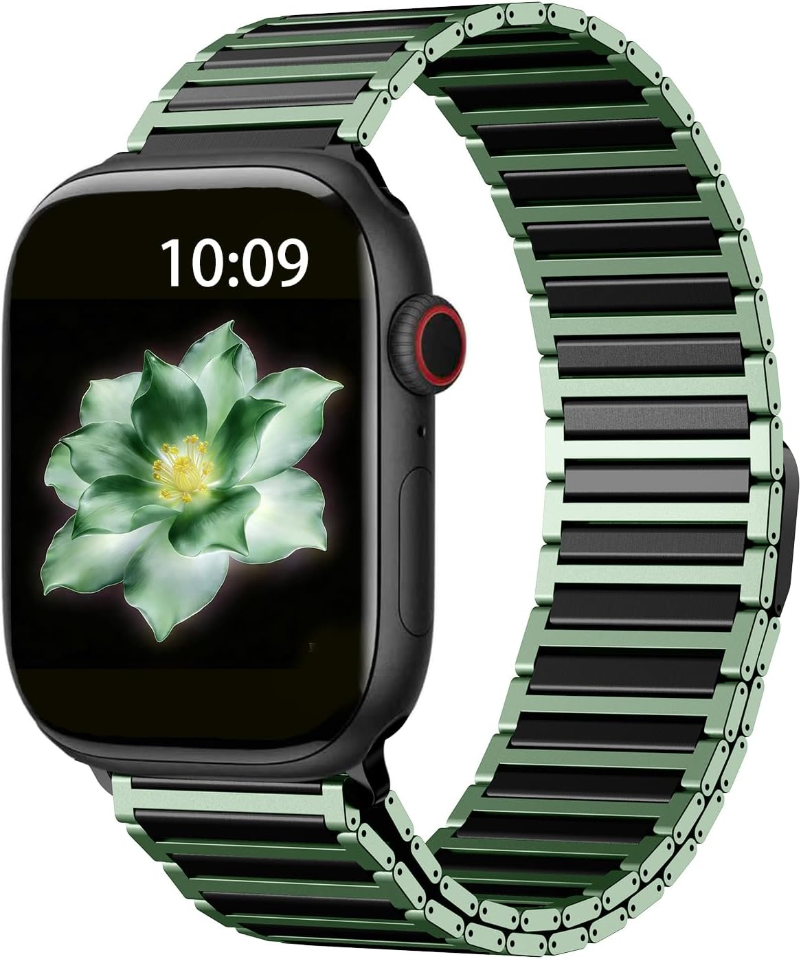 Magnetic Metal Bands for Apple Watch Band 40mm 38mm 41mm 42mm 44mm 45mm 46mm iWatch bands for Women Men,Loop Strap Wristband for Apple Watch Series 11 10 9 8 7 6 5 4 3 SE 3/2nd Ultra/3/2 49mm