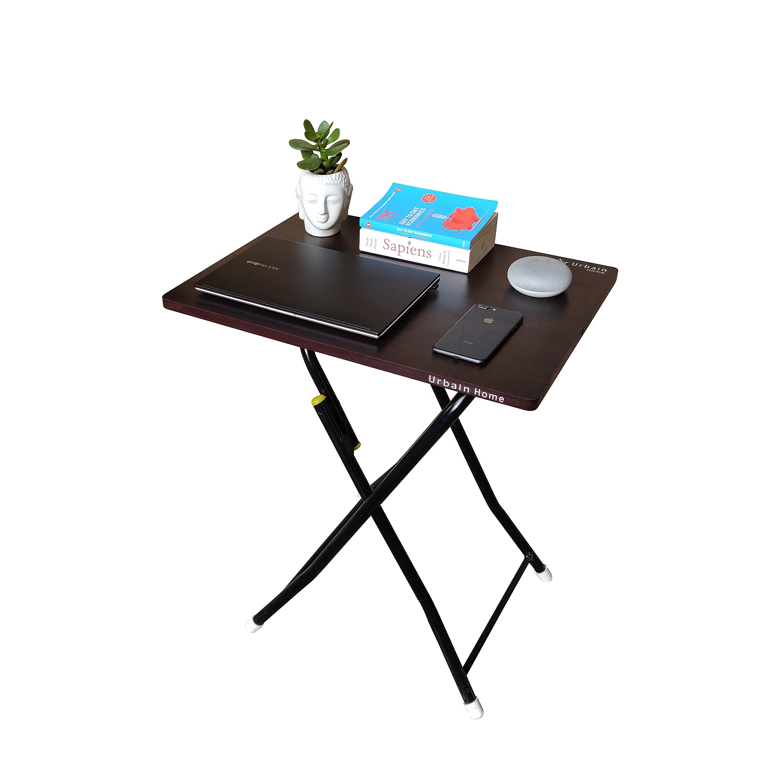Urbain Home Multipurpose Foldable Study Cum Laptop Table, Folding Breakfast Table, Childrens Table(Matte Finish,Dark Rose Wood) (B08NYT8WVJ) Amazon Price History, Amazon Price Tracker