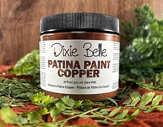 Dixie Belle Patina Paint - Patina Finishing for Aged, Weathered Metal Look - Metallic Impersonation DIY Paint (Copper, 16 Fl Oz)