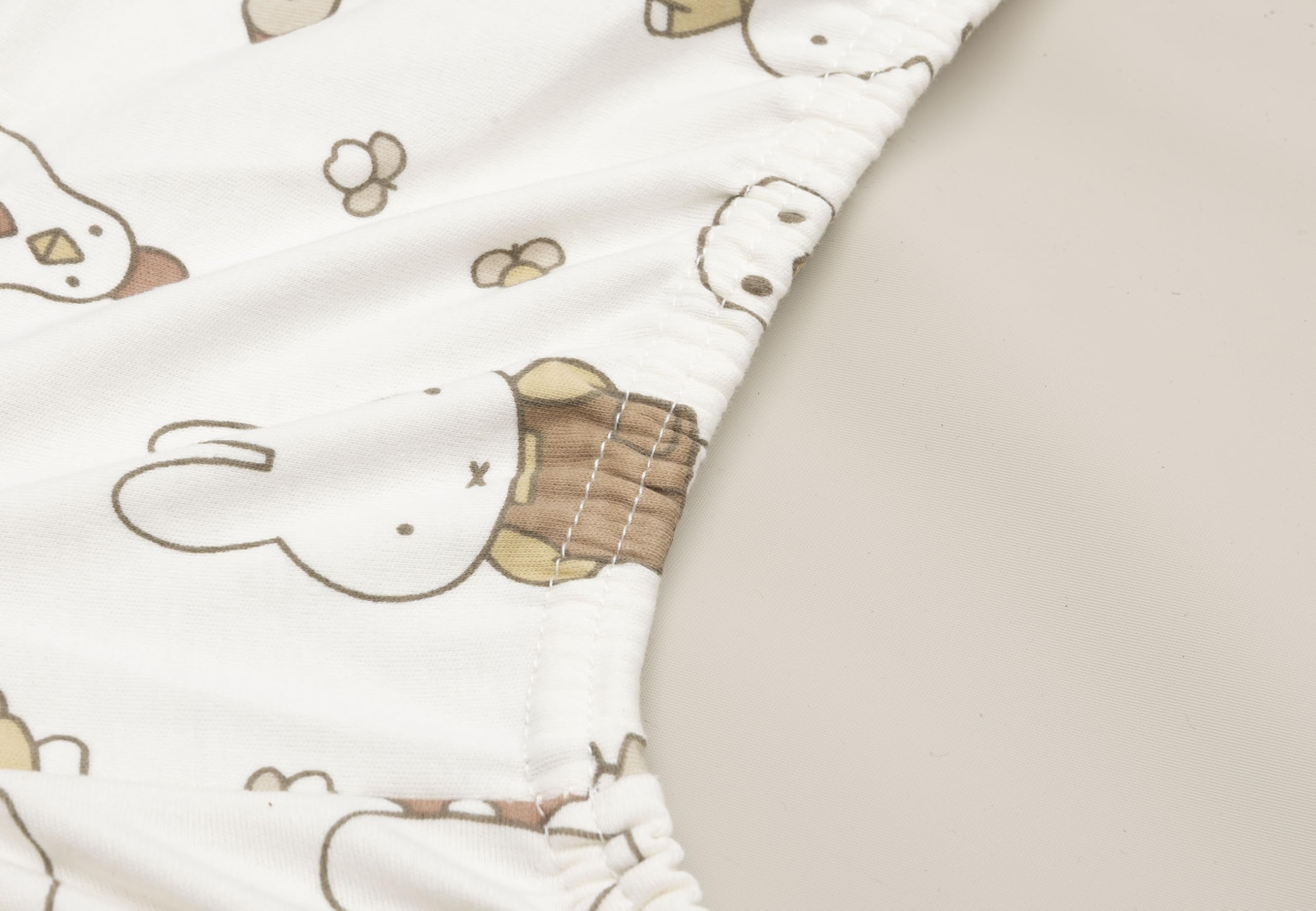 Jollein Funda para cambiador Jersey – Miffy Family Farm – 50 x 70 cm – 100 % algodón – Certificado OEKO-TEX – Funda para cambiador