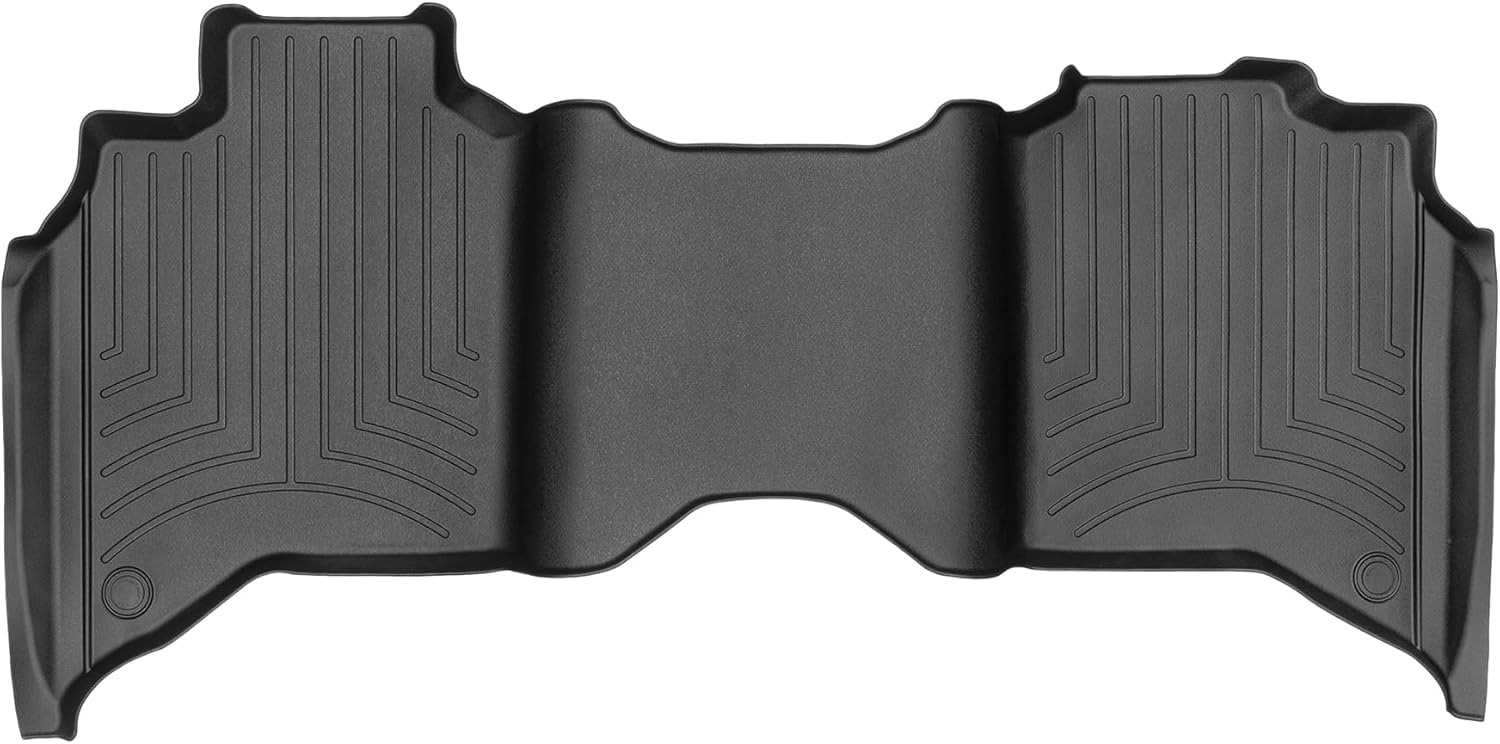 WeatherTech Custom Fit FloorLiners for Ram Truck 2500/3500, Ram 2500/3500-2nd Row (4415452), Black