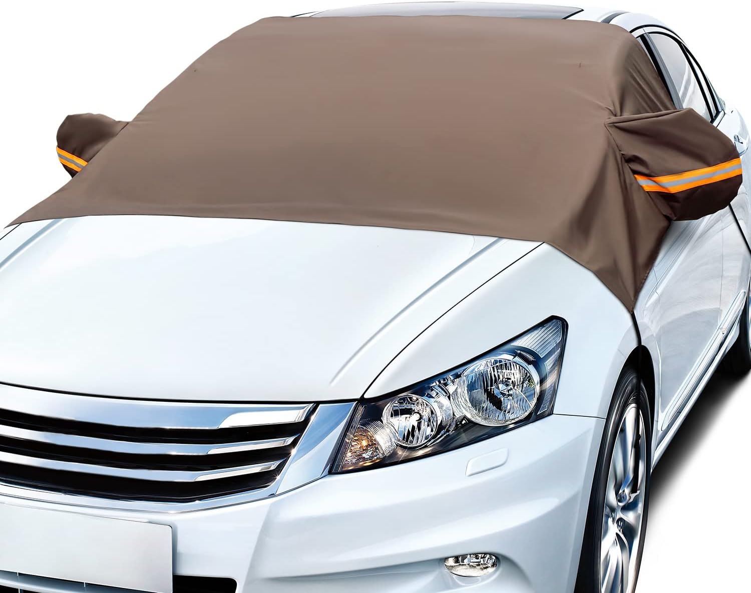 AstroAI Windshield Cover for Snow and Ice, 600D Oxford Fabric, Car Windshield Snow Cover, Winter