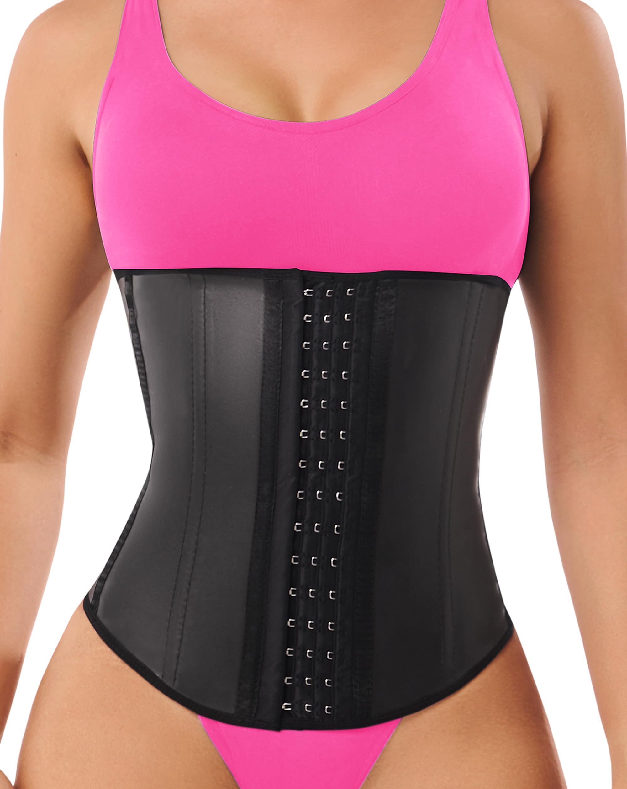 LadySlim REAL COLOMBIAN Women's Underbust Latex Sport Girdle Waist Trainer Corsets Hourglass Body Shaper