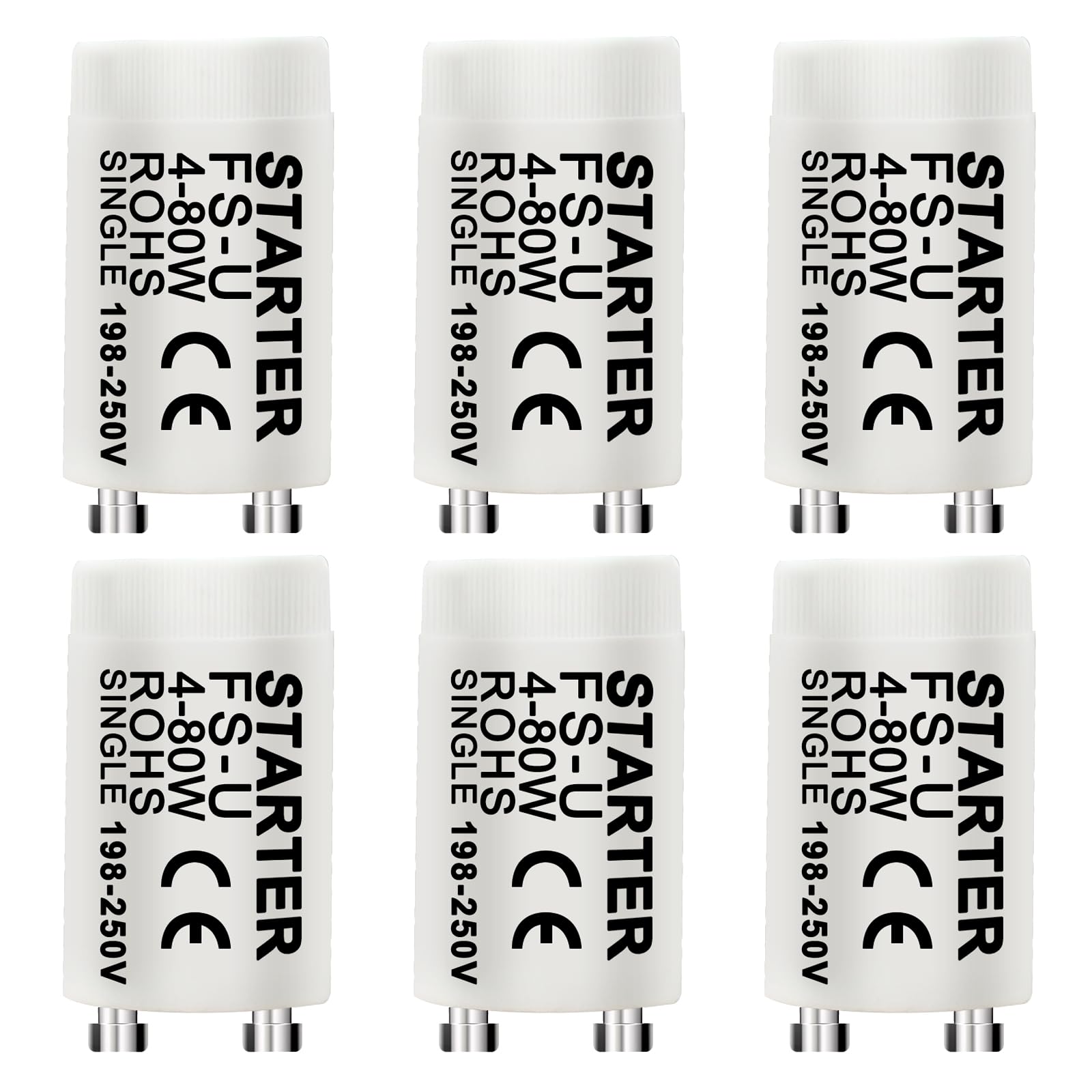 18 Starter Per Tubi Fluorescenti ST111 - Per Neon 4-65W, Accensione Rapida, Senza Piombo - Foto 3