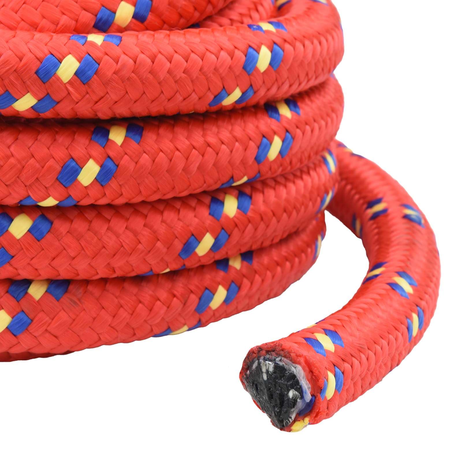 Bootsseil 50 m 3 cm Rot Polypropylen PP Seil für Marine Schifffahrt Outdoor Befestigung Ladungssicherung Festmacherleine