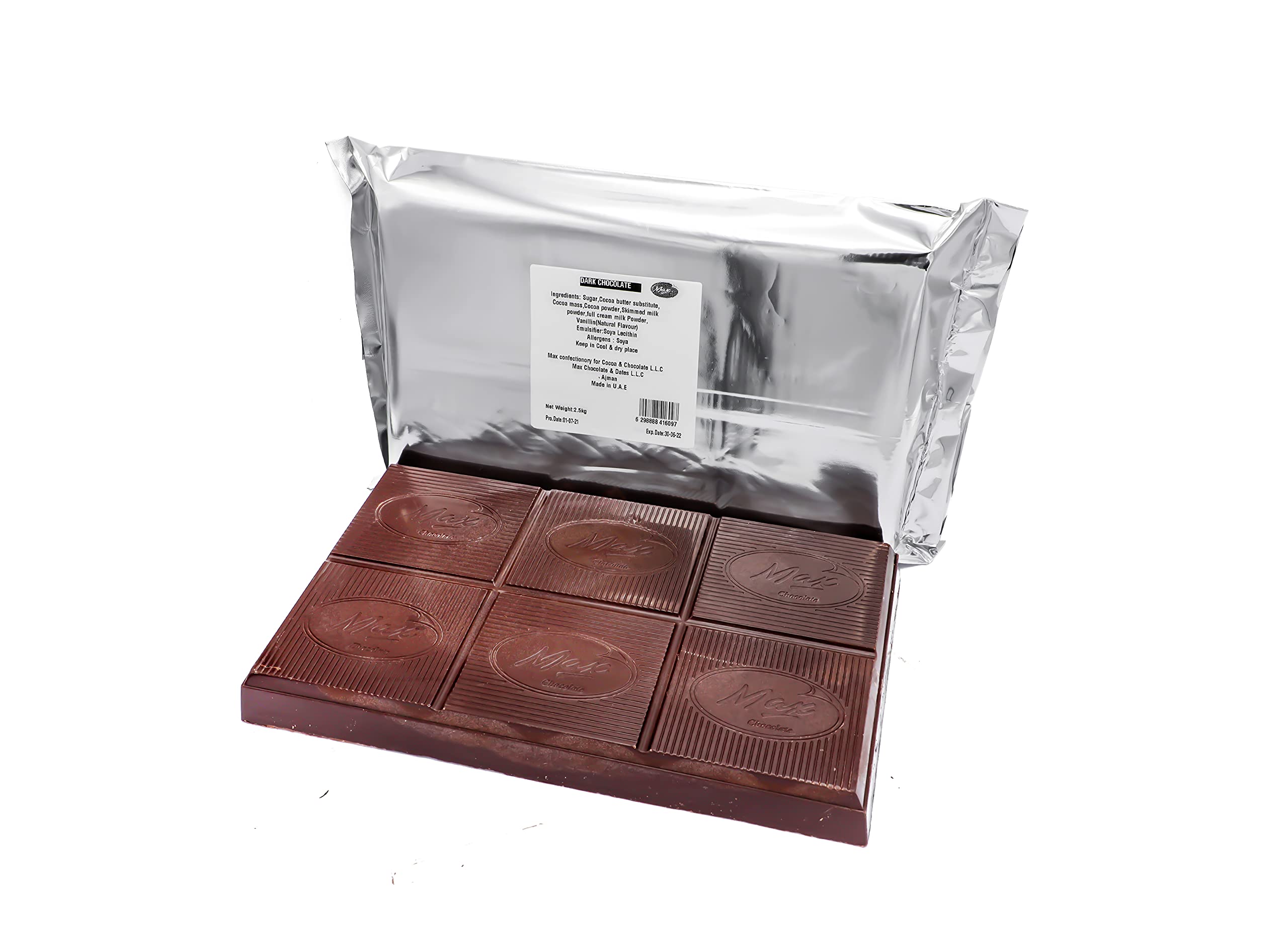 Max Dark Compound Chocolate Block (2.5kg)