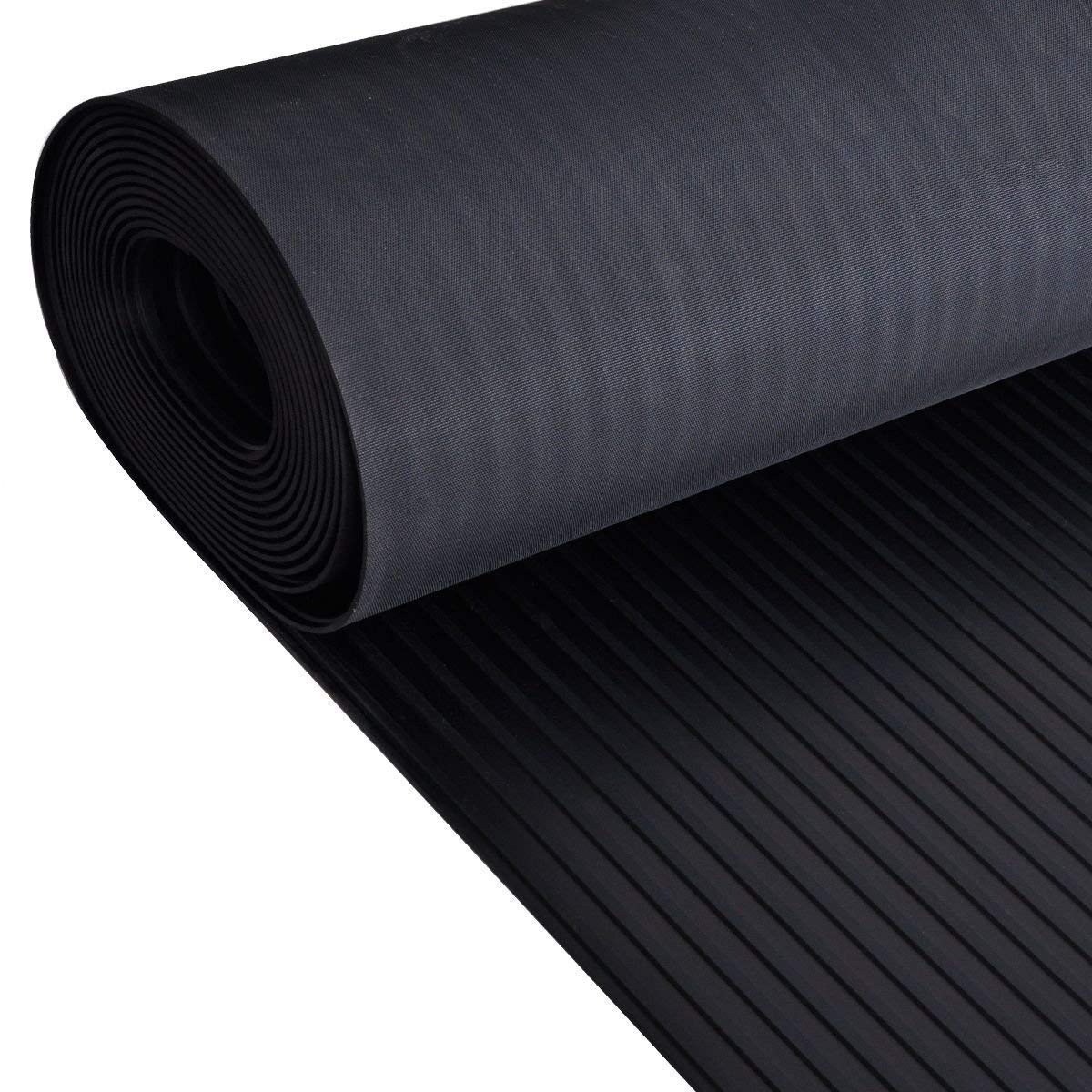 Ark Mat Black Rubber Flooring Rolls | 6 Patterns | Up To 2M Wide | Up To 15M Long