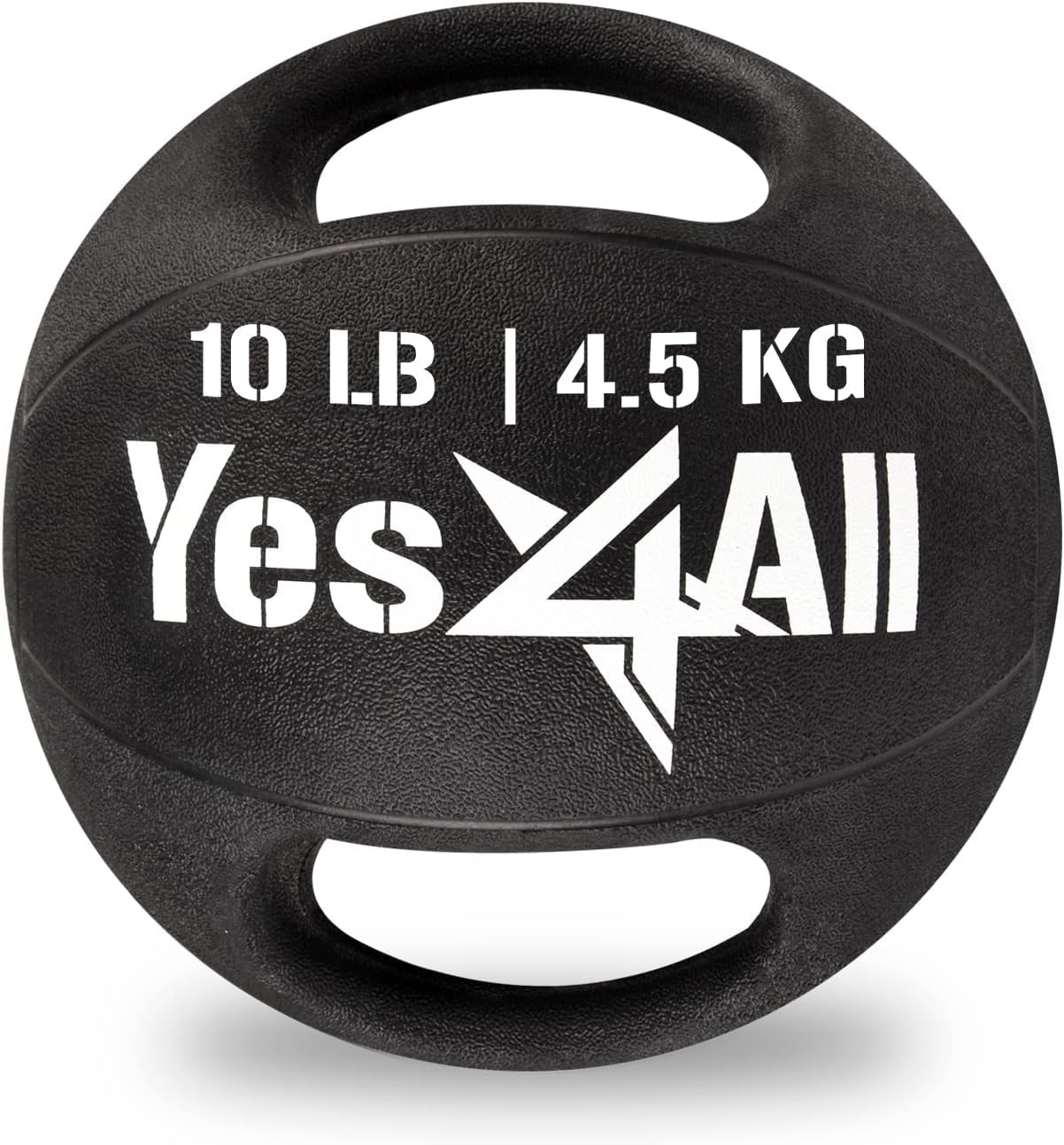 Yes4All Medicina palla ponderata da 20,3/3,5/30/9,1 kg con due manici antiscivolo per allenamento, esercizi di forza addominale, allenamento di equilibrio e lancio