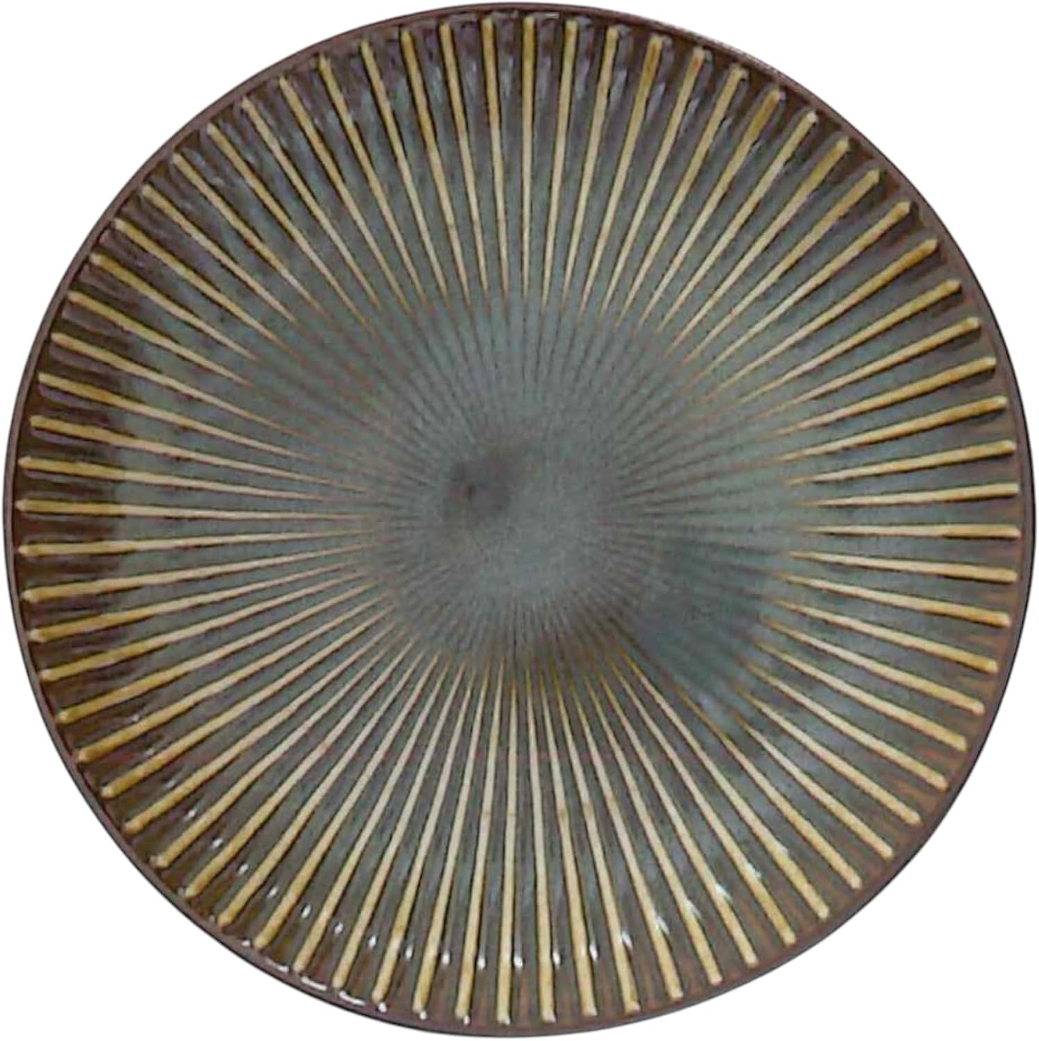 Tanaka Chopsticks Shop Lueur 210 Plate (Microwave and Dishwasher Safe) Gray Diameter 8.1 x 1.0 inches (206 x 25 mm) No. 514765