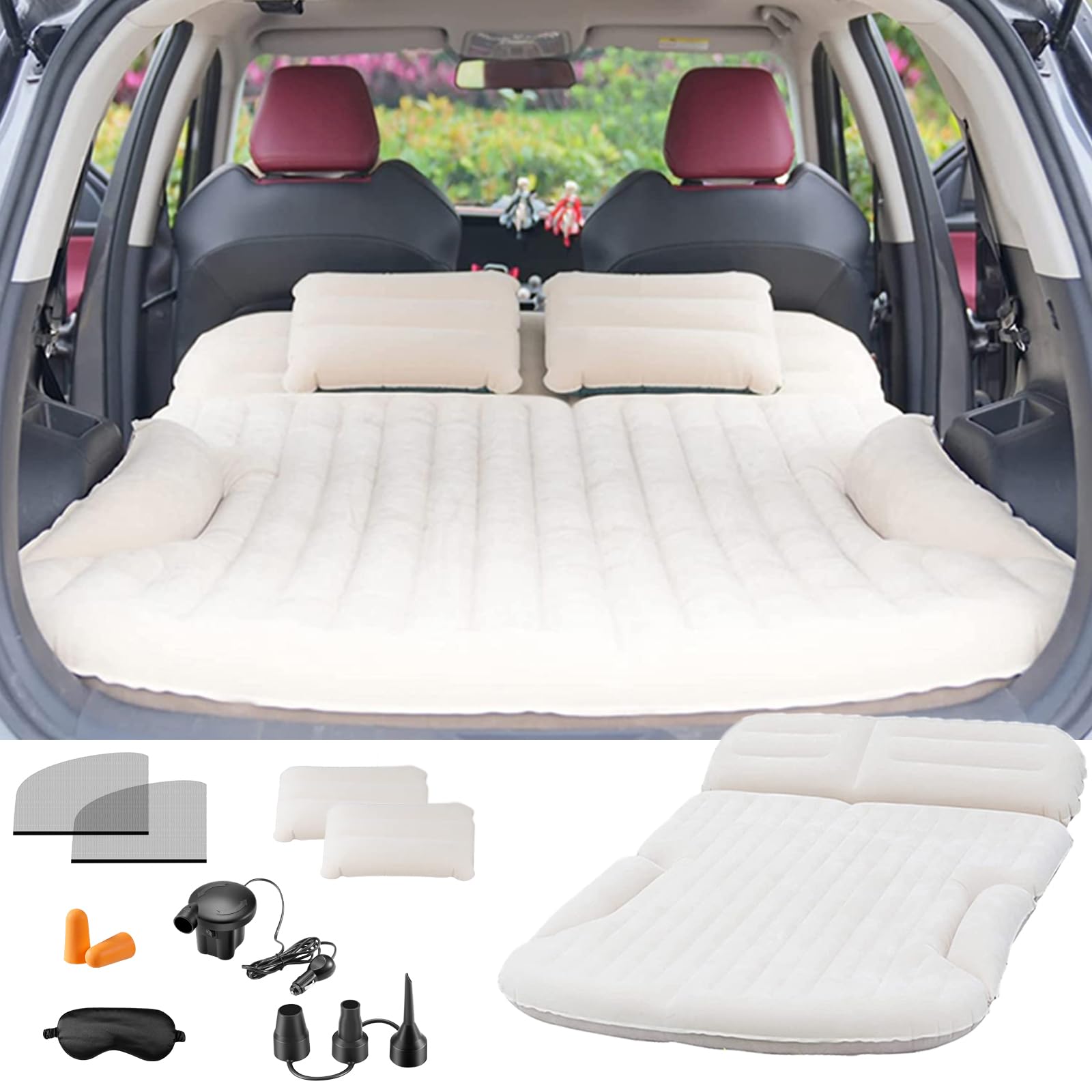 Matelas gonflable pour SUV épais pour éliminer le mal de dos en camping sauvage