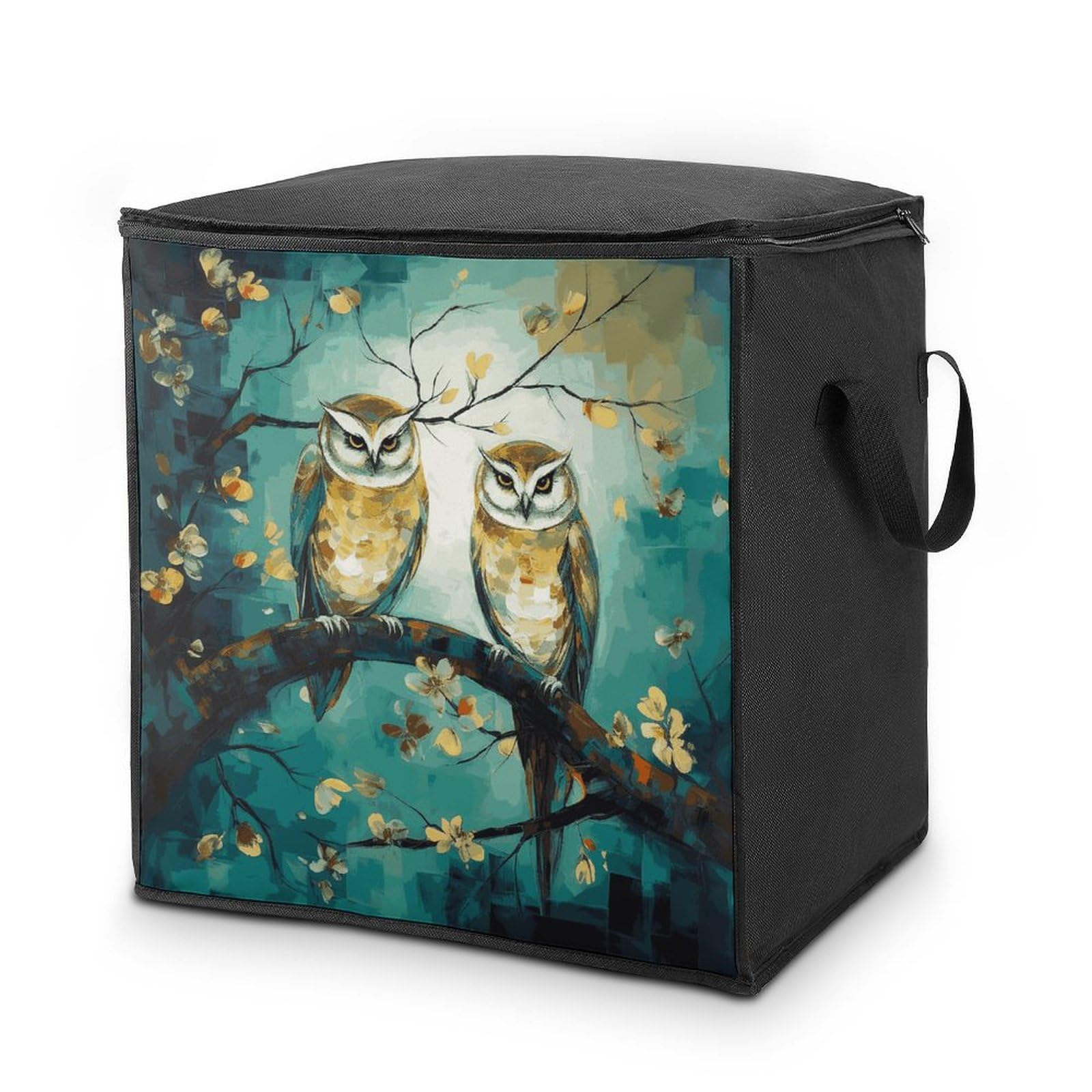 Sac de rangement pour vêtements et couettes anti-poussière avec poignées solides