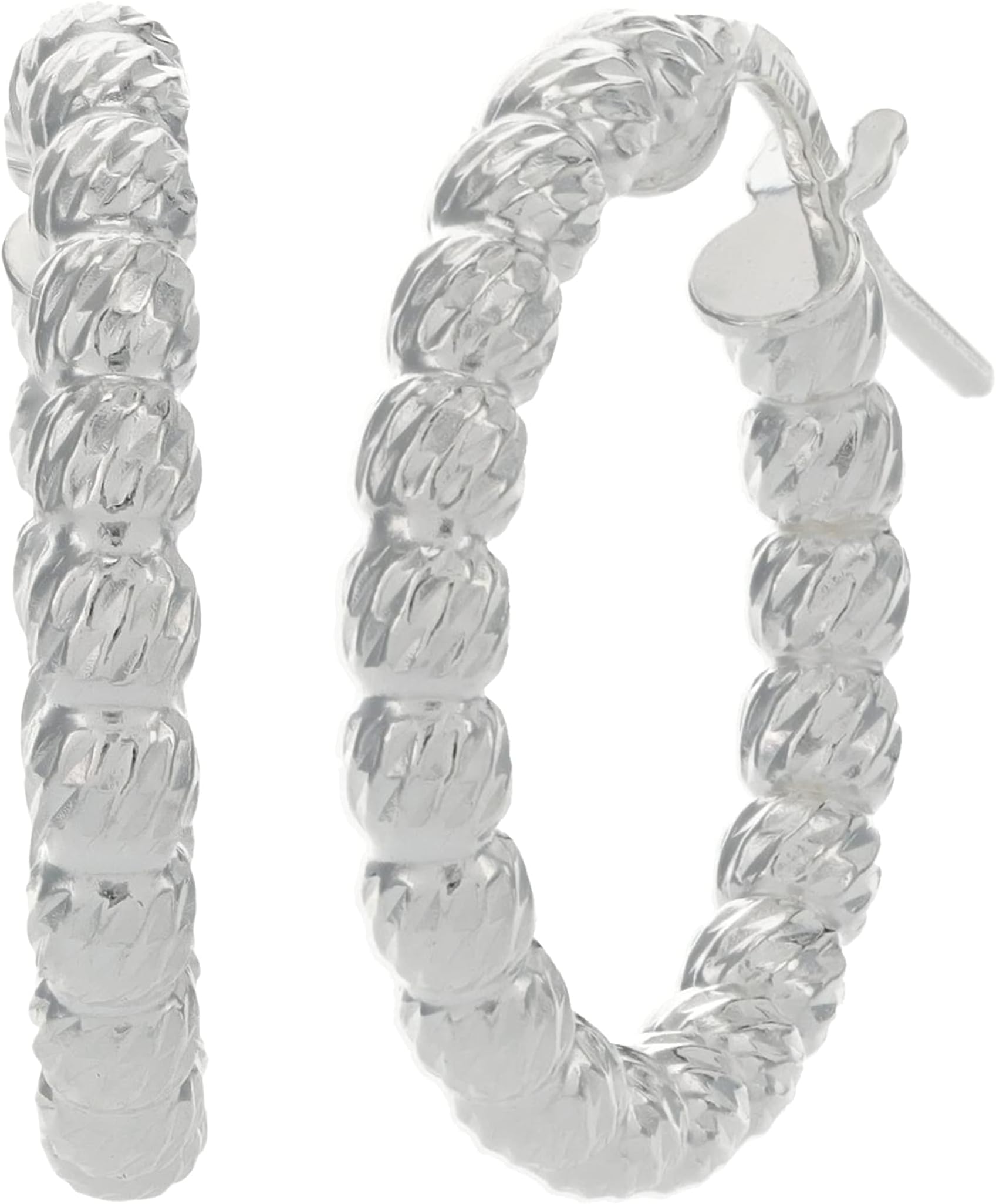 Argento VivoBeaded Hoop Earrings