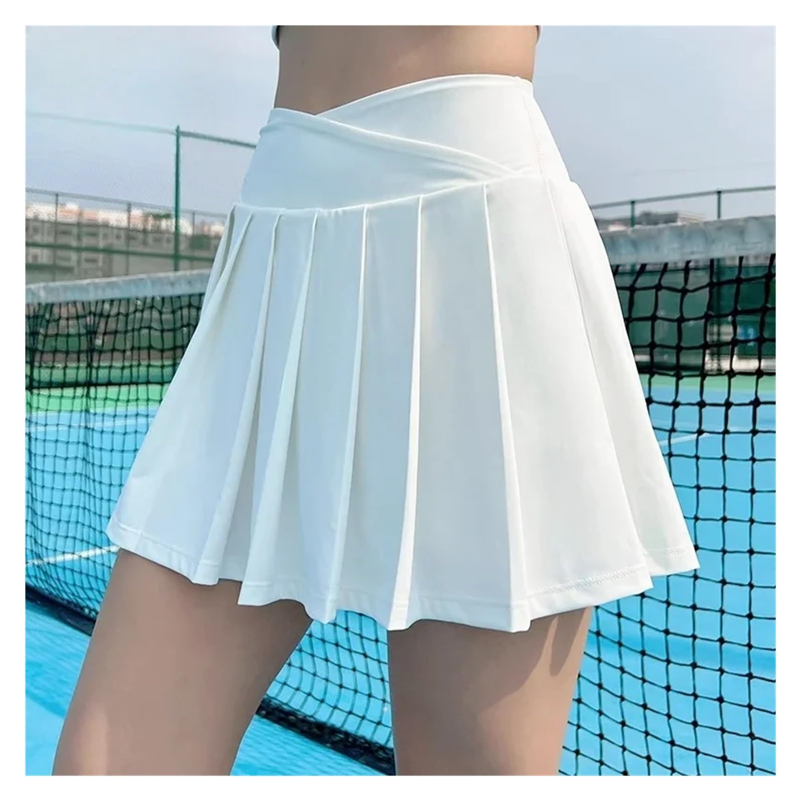 Falda de Tenis Falda Deportiva Plisada for Mujer, de Secado rápido, for Golf