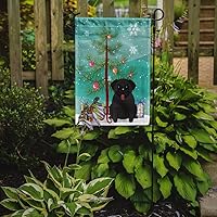 Vista 411 de Caroline's Treasures BB4243GF Bandera de jardín con texto en inglés «Merry Christmas» con texto en inglés «Merry Christmas», bandera decorativa