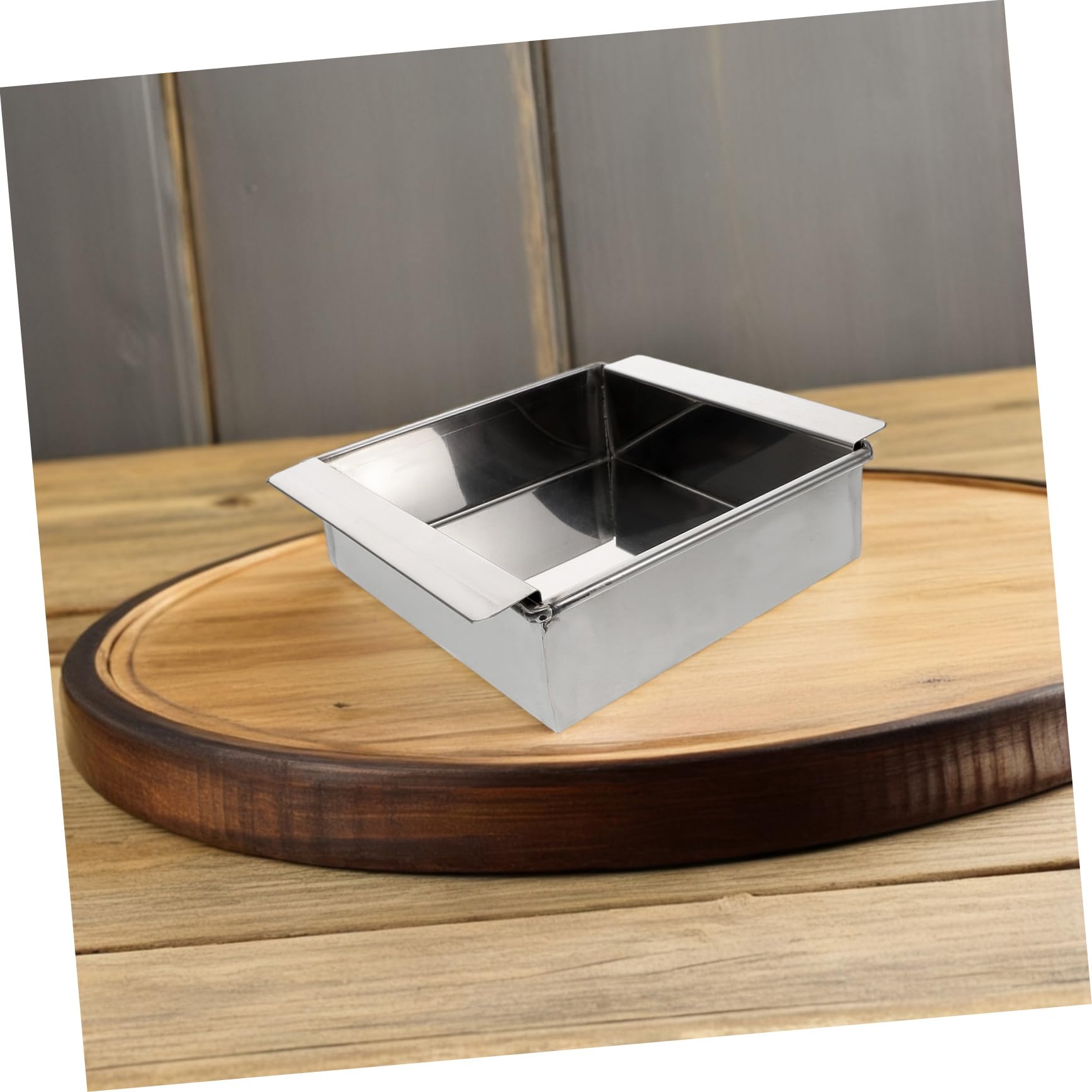 Stampo per Tofu Giapponese in Acciaio Inossidabile, Argento | Strumento da Cucina, Design Elegante, Lavabile Facilità, per Preparazioni Casalinghe