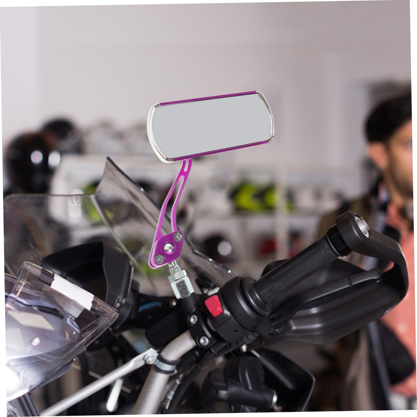 TOYANDONA 2pezzi Specchietto Retrovisore Per Bicicletta Specchietti Retrovisori Regolabili Per Ebike Accessori Per Bici Per Adulti Specchietti Per Scooter Elettrici