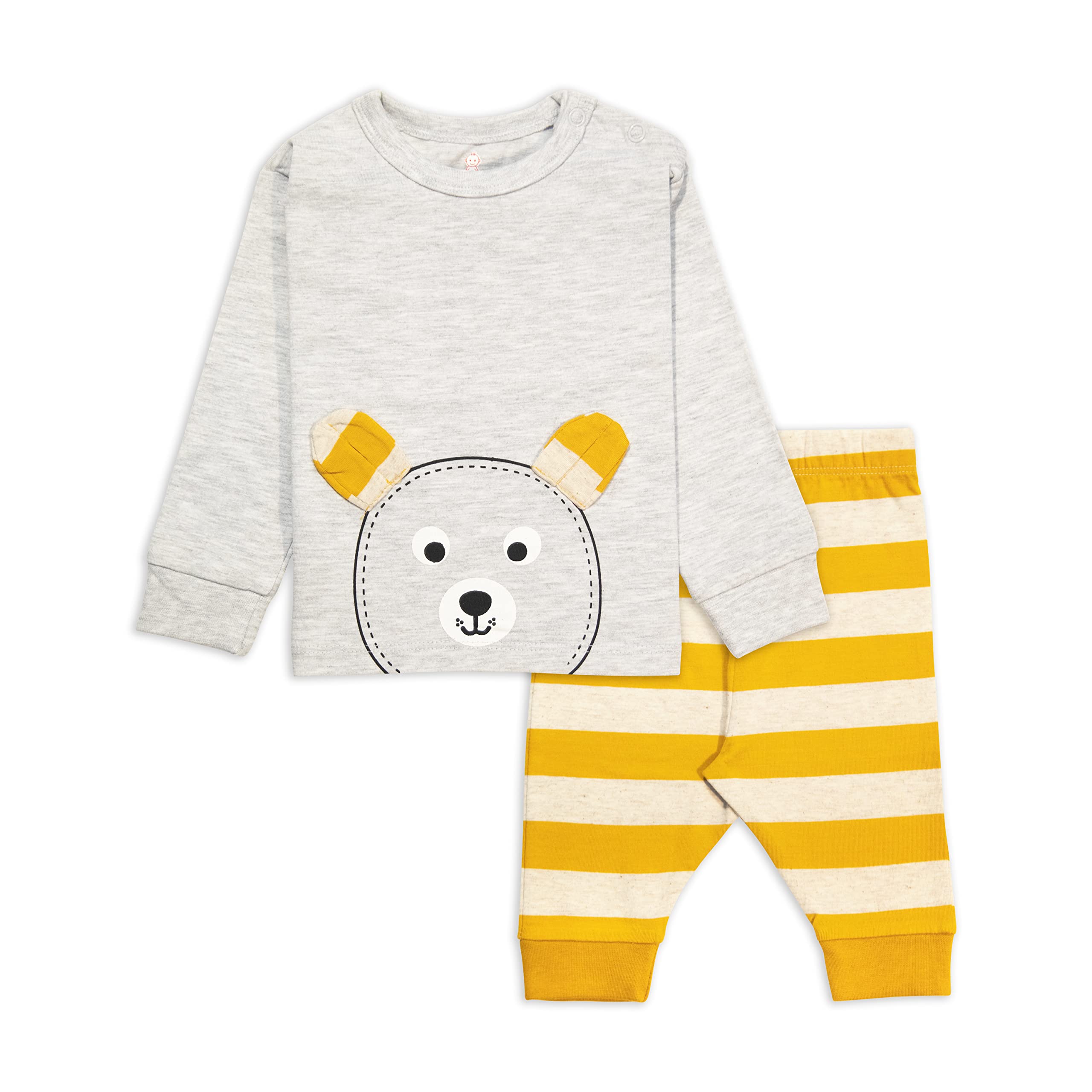 ARIELCotton Fleece Clothing Sets for Boys & girls - Unisex Winter Clothing sets Full Sleeve T-shirt & Pant