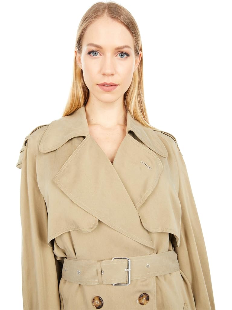 Khaki Faith Connexion Oversize Trench Coat