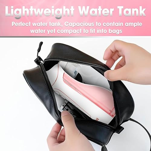 Miniatura 7 de Irrigador dental de agua inalámbrico para dientes Nicwell 4 modos de irrigador bucal dental, portátil y recargable IPX7, impermeable, potente