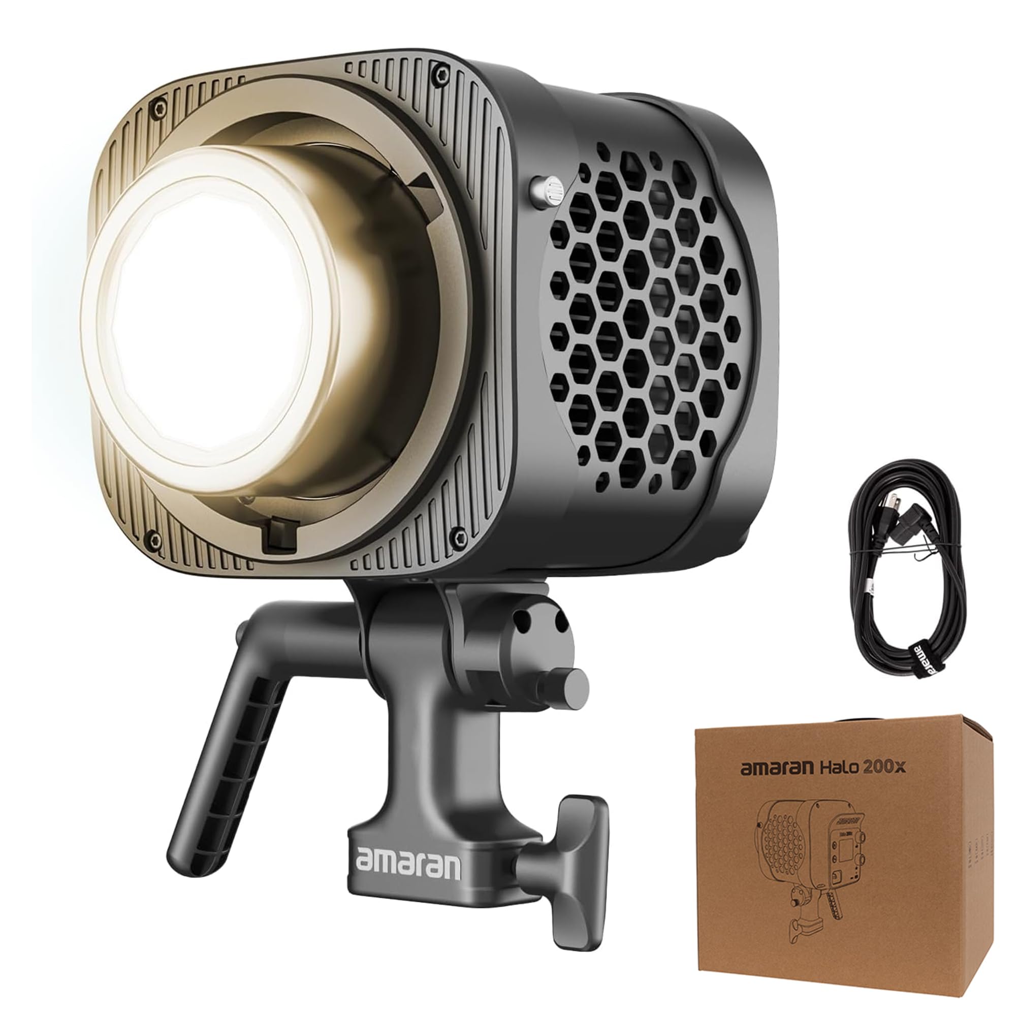 Amazon | Aputure amaran Halo 200x 179W COBビデオ照明ライト 2700