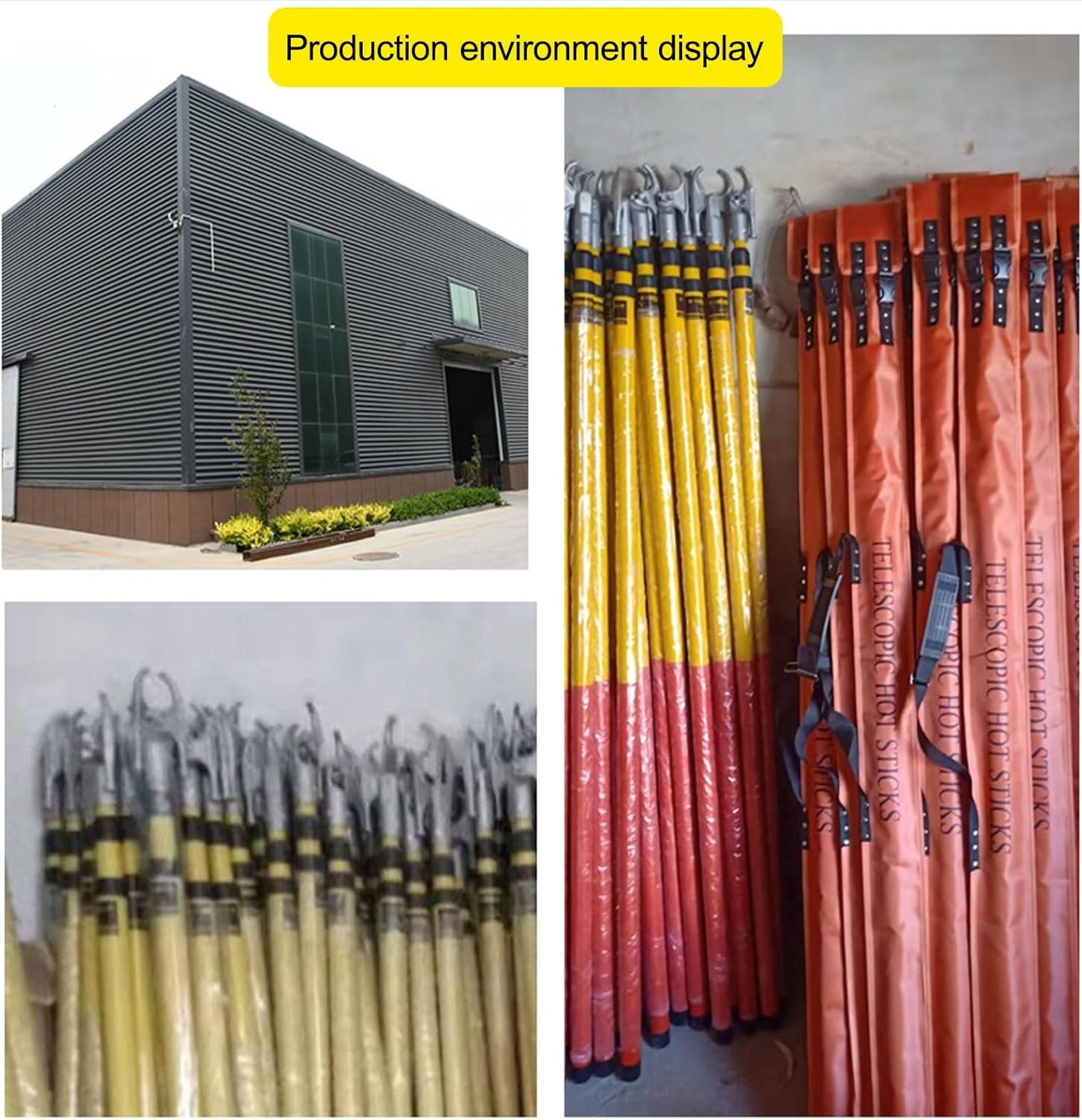 Insulated Rescue Pole, Lightweight Anti-Electrocution Tool, Electrical Safety Rescue Hook, Ideal for Firefighters and Electricians, 5m Length