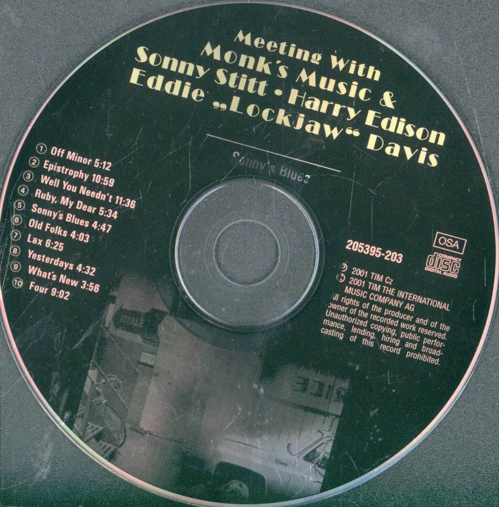 Sonny's blues-Meeting with Monk's Music & Sonny Stitt, Harry Edison, Eddie "Lockjaw" Davis