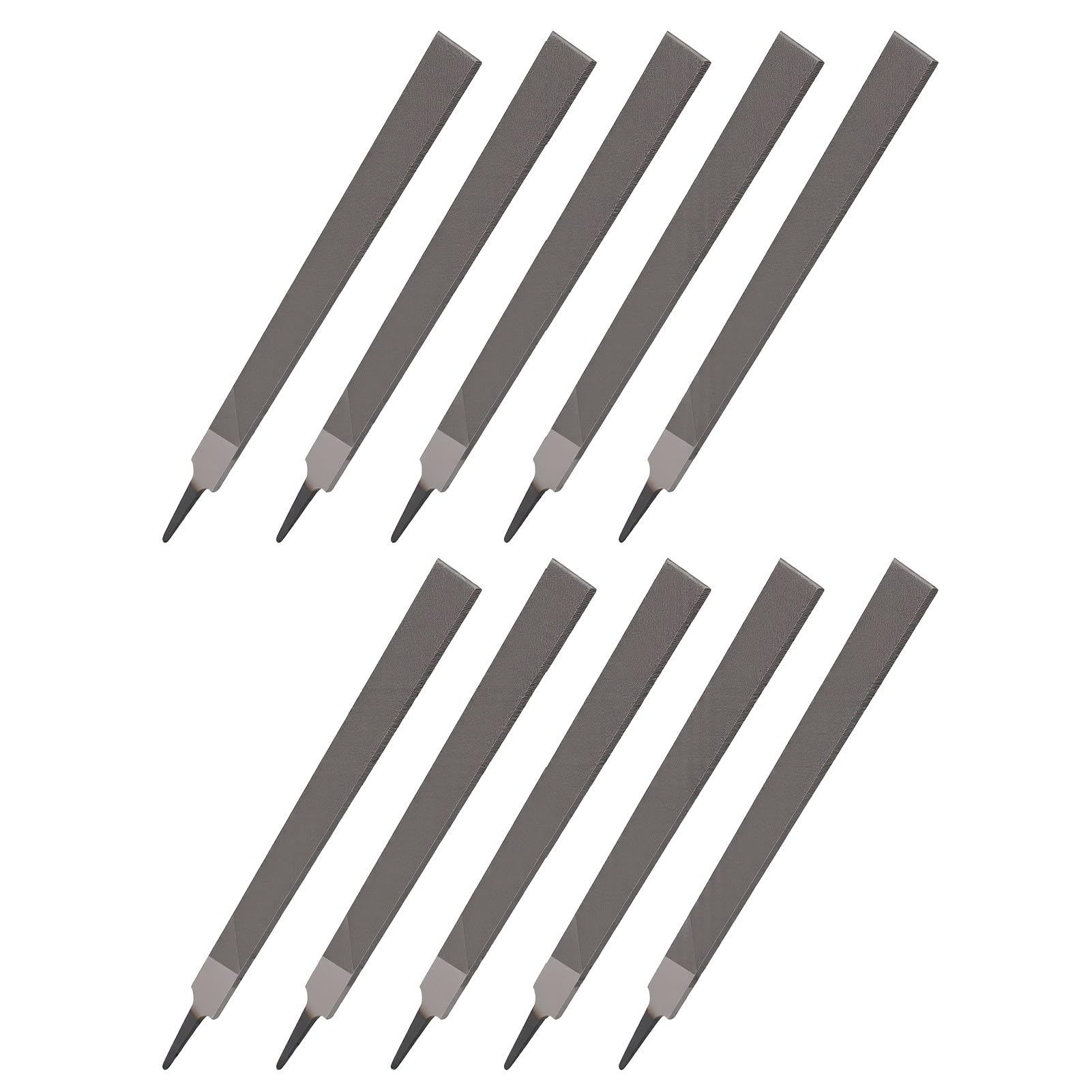 Wysokowęglowa Stalowa Pilnik Płaski, długość 250 Mm, do Ręcznego Użytku (Cienki 10PCS)