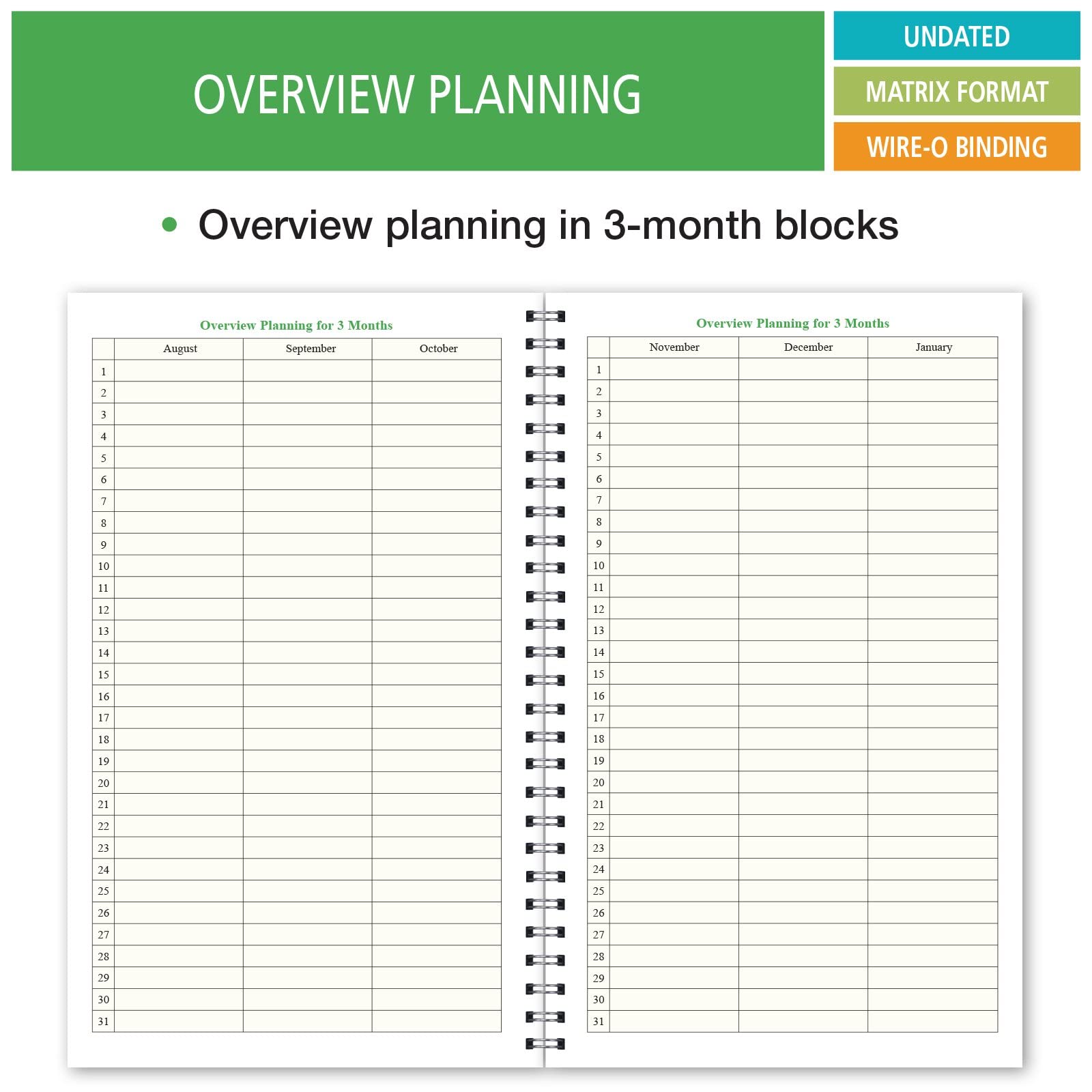 Elan Publishing Company Deluxe Full-Year Student Planner for High School 40 Weeks (HS-90) - Image 3