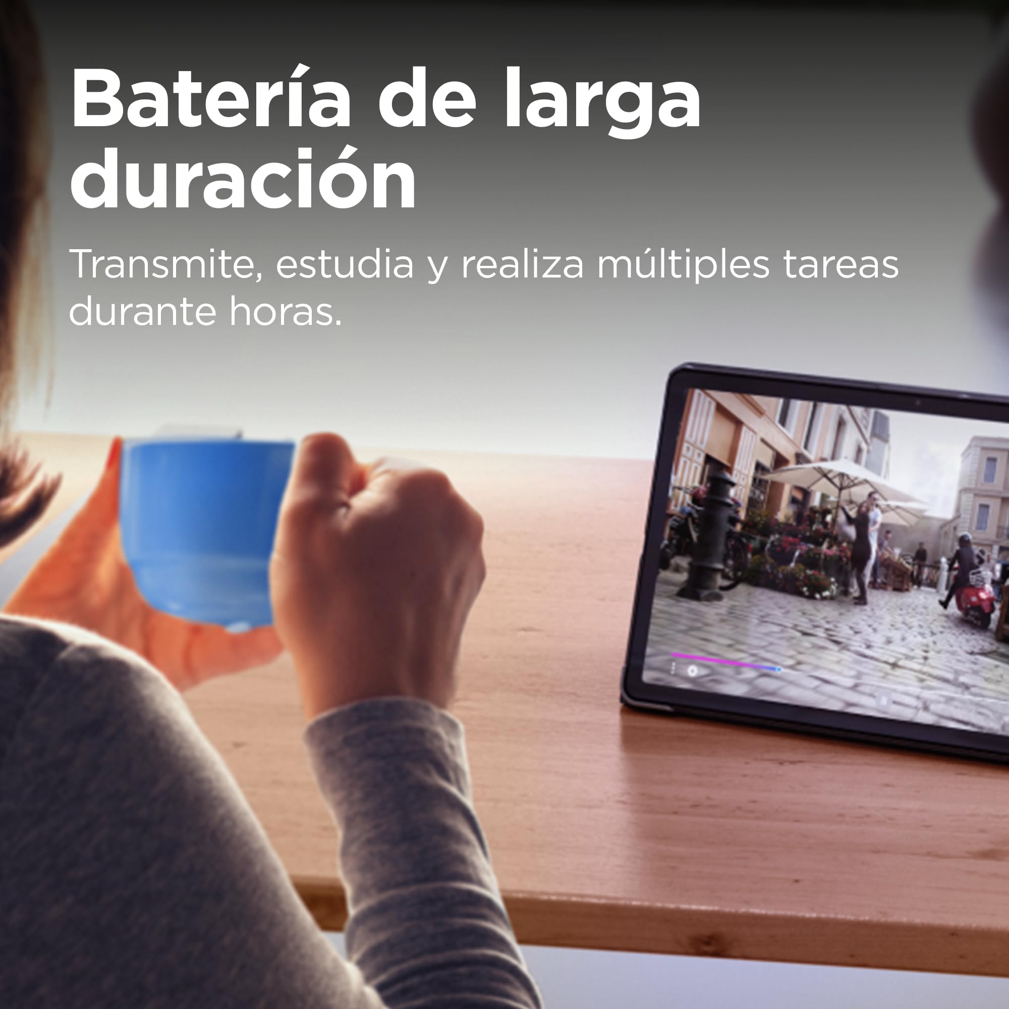 Lenovo Tab M10 Plus (3rd Gen) - Tablet de 10.61" 2K (MediaTek Helio G80, 4GB de RAM, 64GB ampliables hasta 1 TB, 4 Altavoces, WiFi + Bluetooth, Android 12) - Gris Oscuro