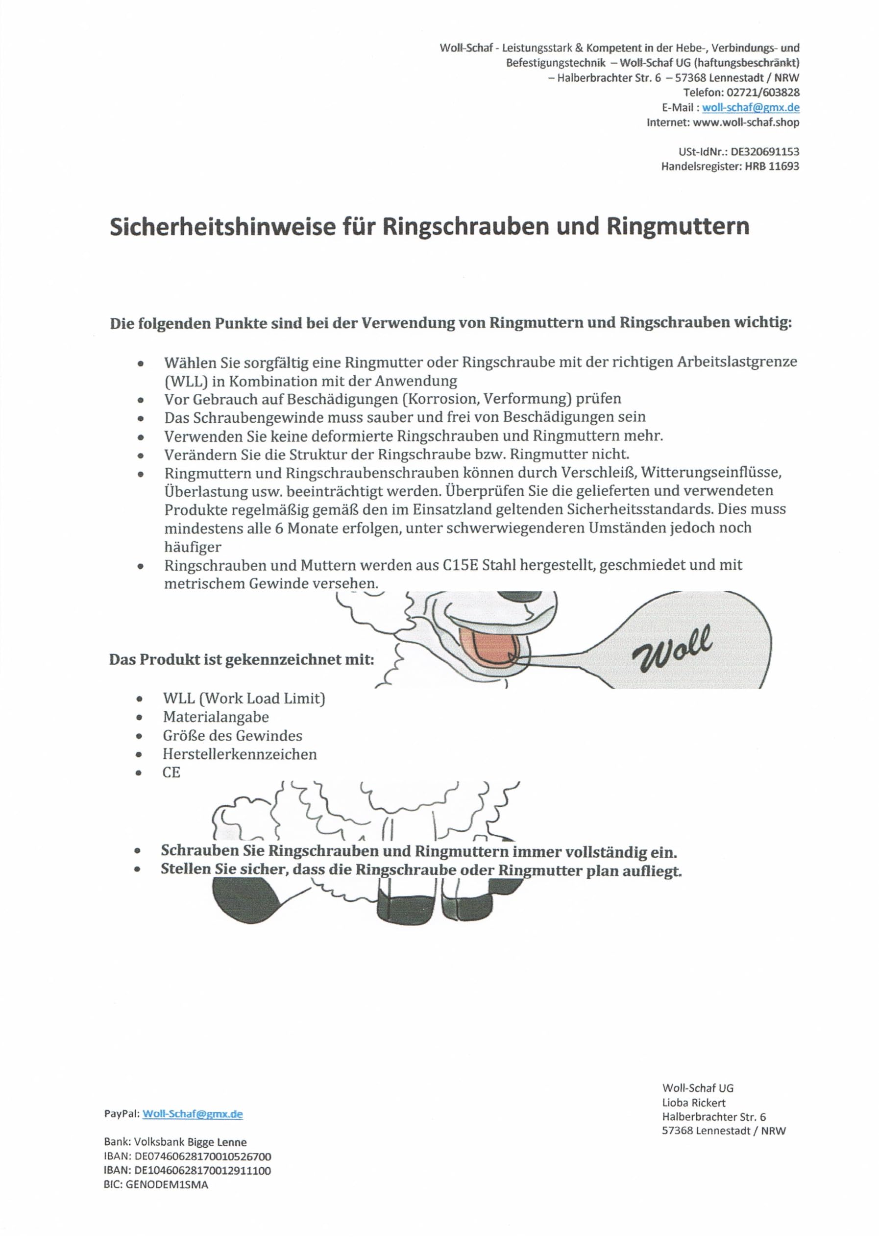 1 Stück hochfeste Ringschrauben - M 30-12 To.