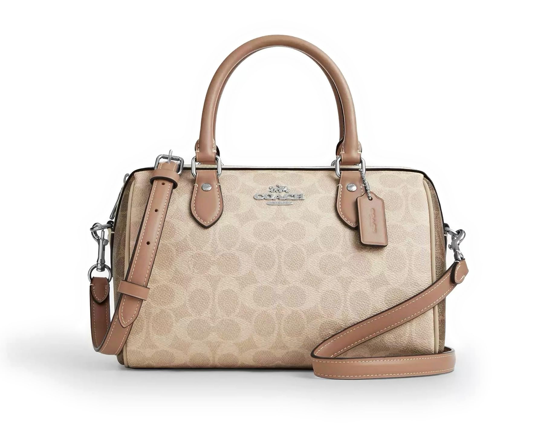 Coach Rowan Satchel In Signature Canvas