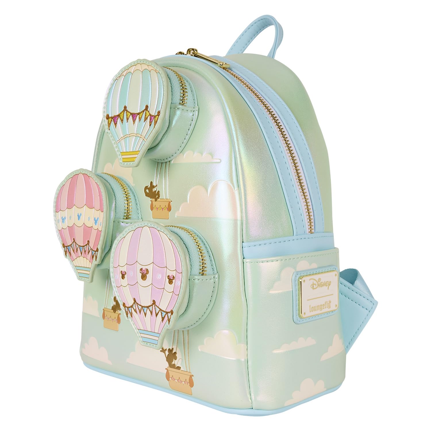 Loungefly Disney Mickey Mouse Balloon Cosplay Mini Backpack Loungefly Disney Mickey Mouse And Minnie Mouse Balloon Mini  main image 2