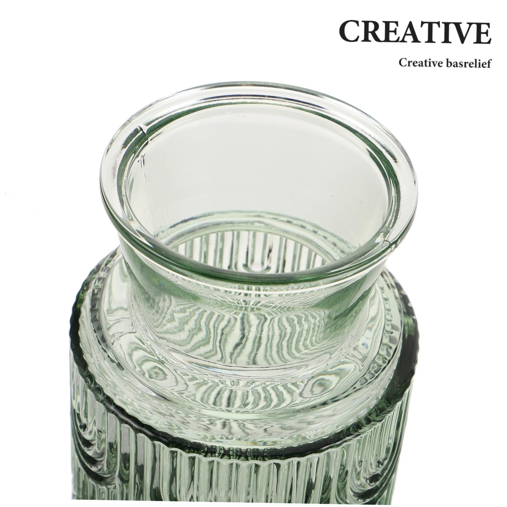 Jarra y Vaso de Vidrio con Set para Mesa de Noche Jarra Transparente con Tapa y Vaso Juego para Agua Leche y Enjuague Bucal el Hogar