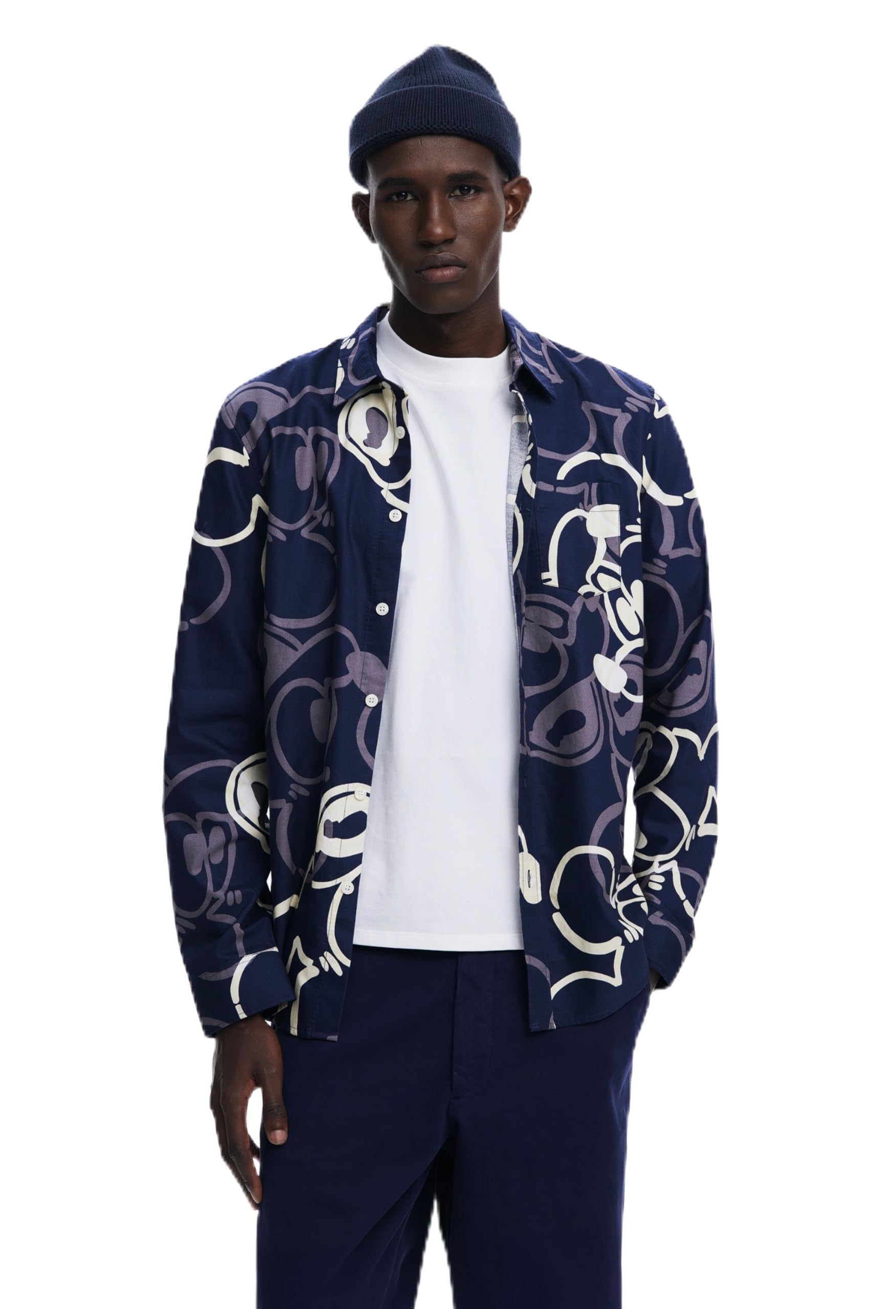 Desigual CAM_Samson, 5000 Navy S, Azul, S