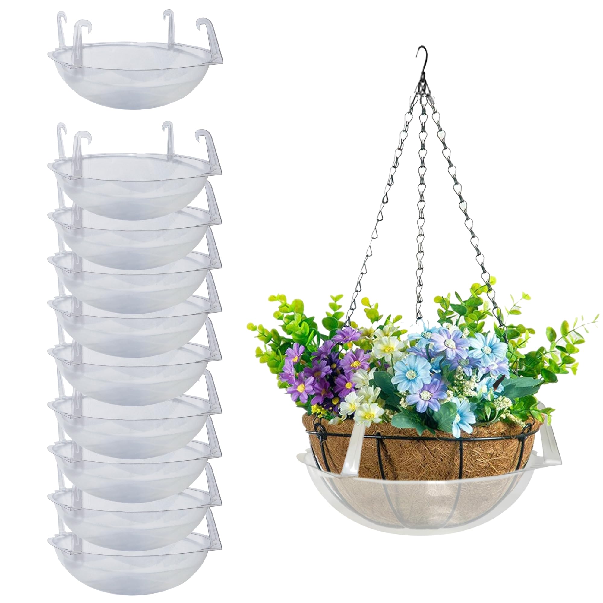 Amazon.com: Curtis Wagner Plastics Hanging Wire Coco Basket Drip