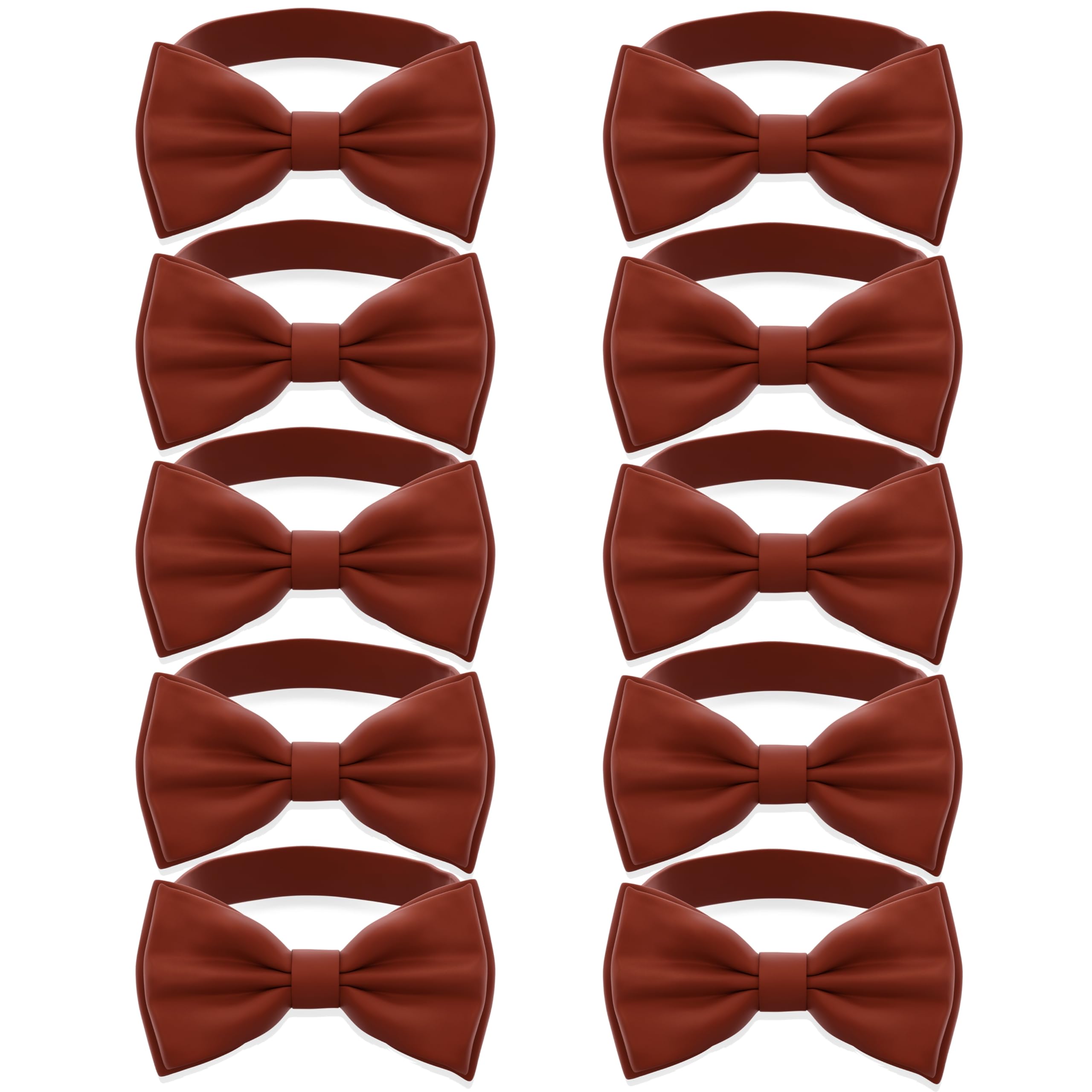 Adam Young Men's Bow Ties Pre-Tied Style Formal Satin Classic Bowtie for Tuxedo Faux Silk