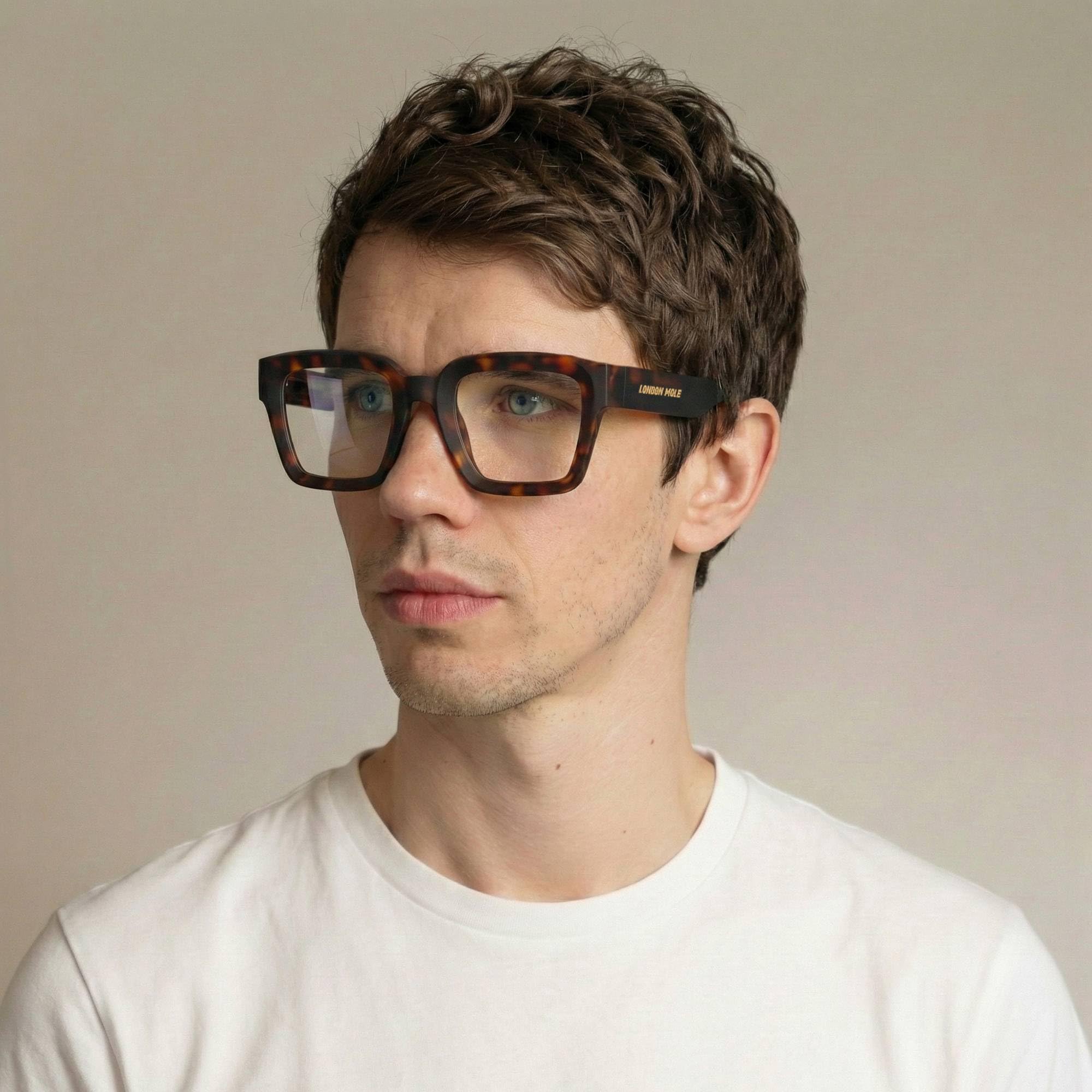 LONDON MOLE® Phoenix Grandes lunettes de lecture surdimensionnées | Un grand cadre carré moderne et audacieux | Lecteurs de style statement pour hommes et femmes