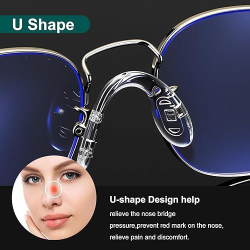 Miniatura 6 de 24 almohadillas de nariz de 3 tamaños, almohadillas de silicona para la nariz, correa de puente en forma de U, puente de sillín de repuesto,