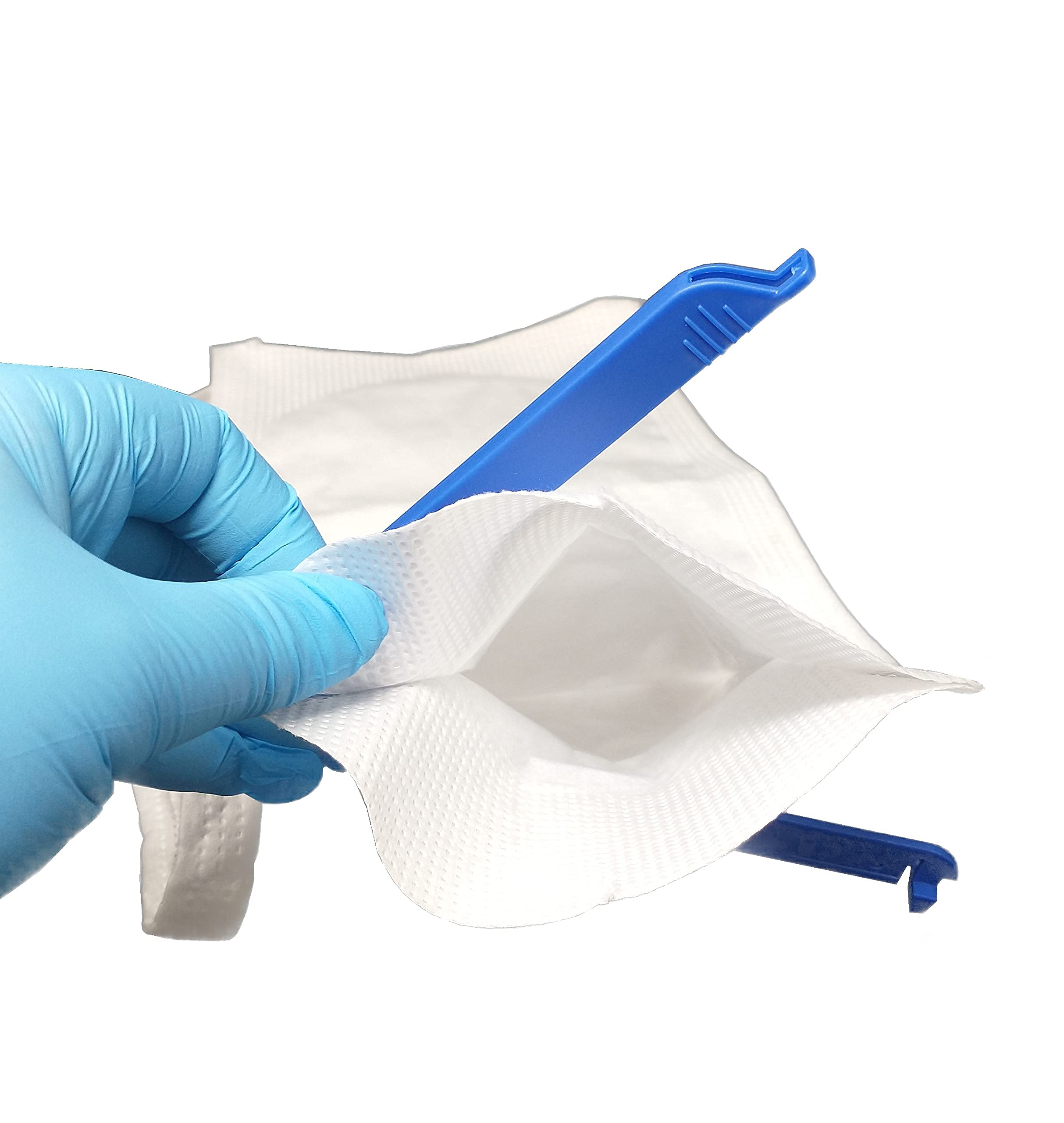 Bolsas de hielo recargables con cierre de abrazadera, grandes, 6-1/2 x 14 pulgadas, reutilizable, fácil de llenar, bolsa de hielo de hospital con cubierta exterior suave y capa interior resistente a