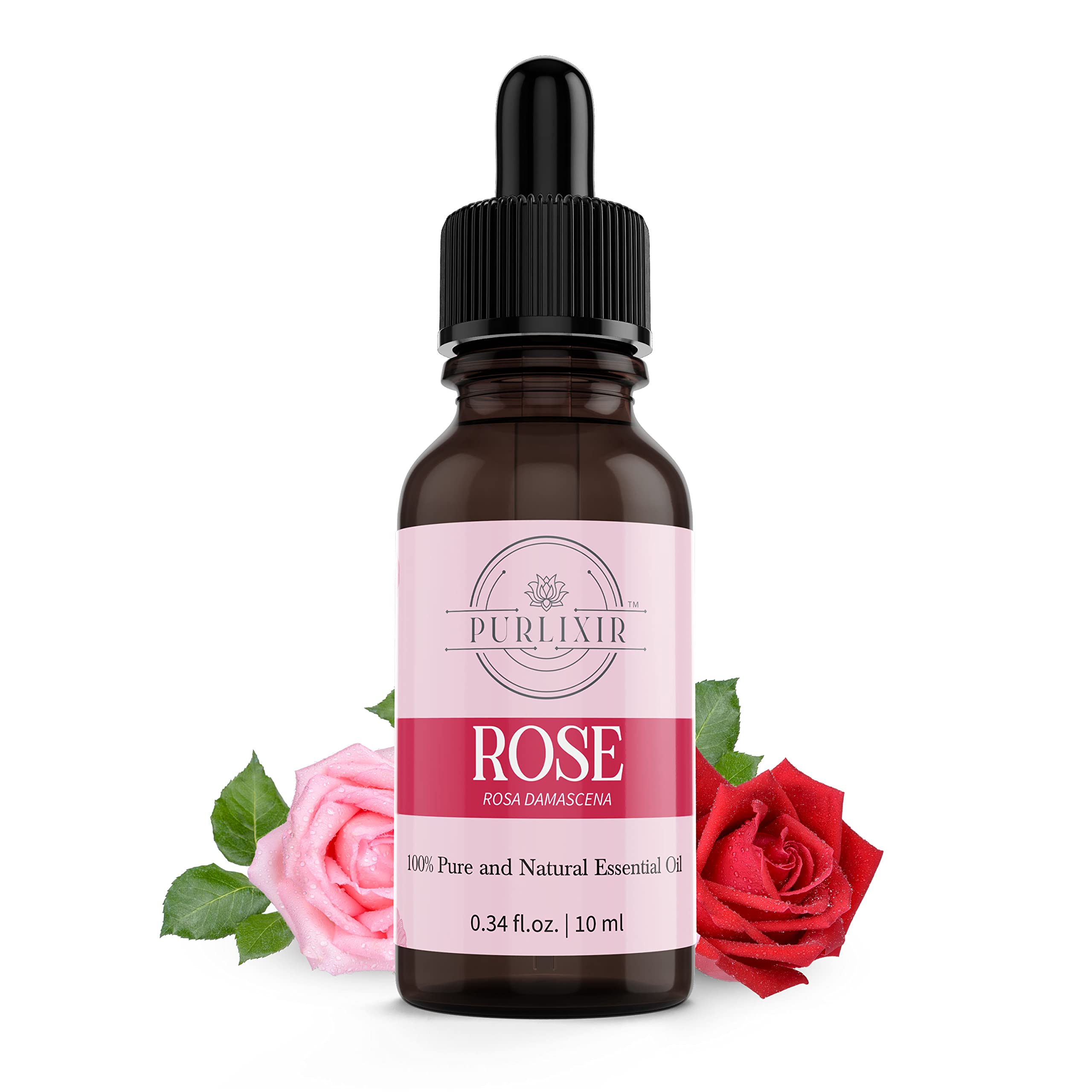 Purlixir Rose Essential Oil - 10 ml | 100% Pure and Natural |Used for Aromatherapy, Relaxation, Skin Care, Calm Sleep & Massage, Spiritual Rituals (B0B8LLW34Z) Amazon Price History, Amazon Price Tracker