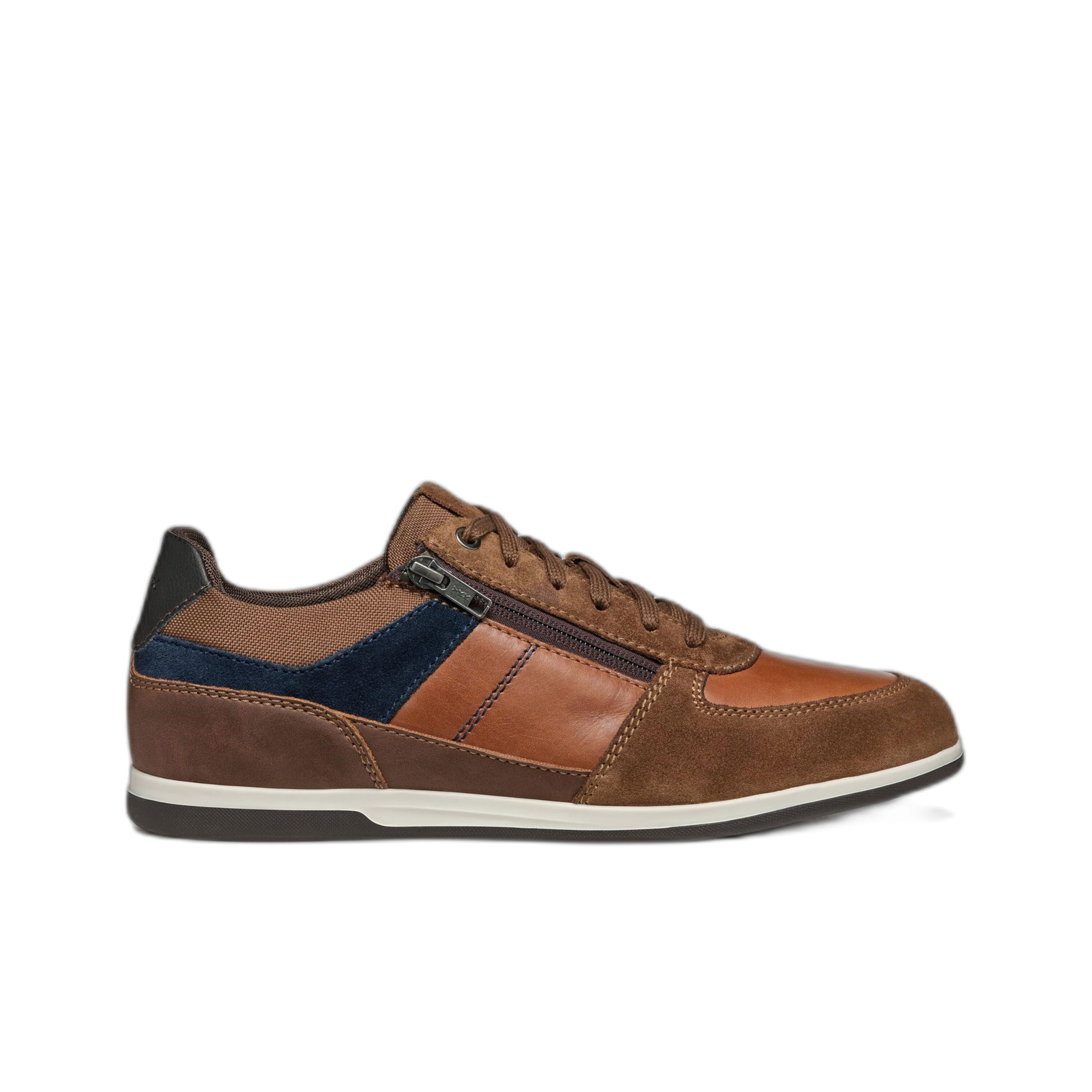 Geox MAN U Renan Thin Sole BROWNCOTTO/Navy 41_EU