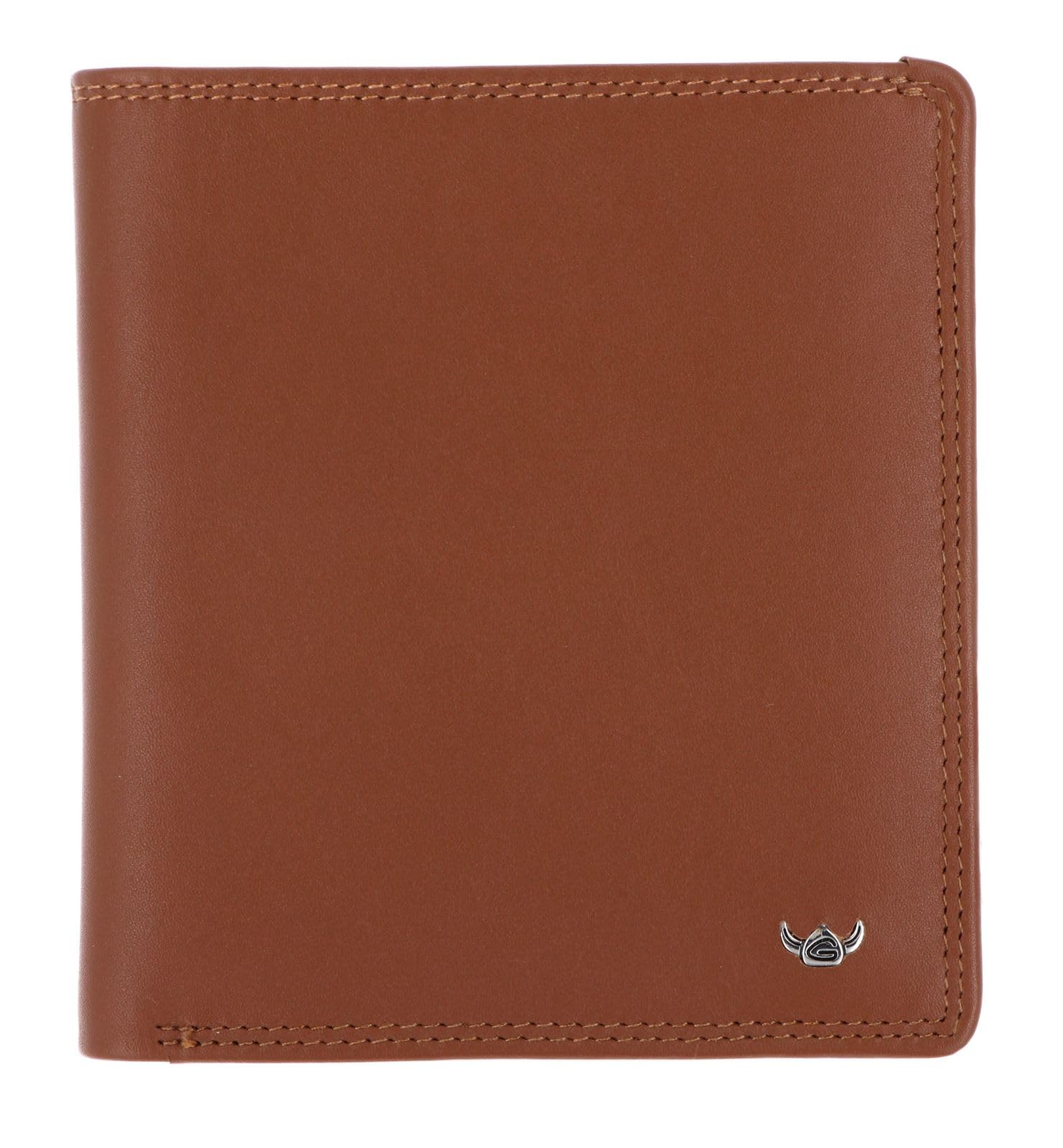 Golden Head Leder Kartenetui Polo RFID Protect Kombischeintasche ohne Münzfach 1255 Cognac braun