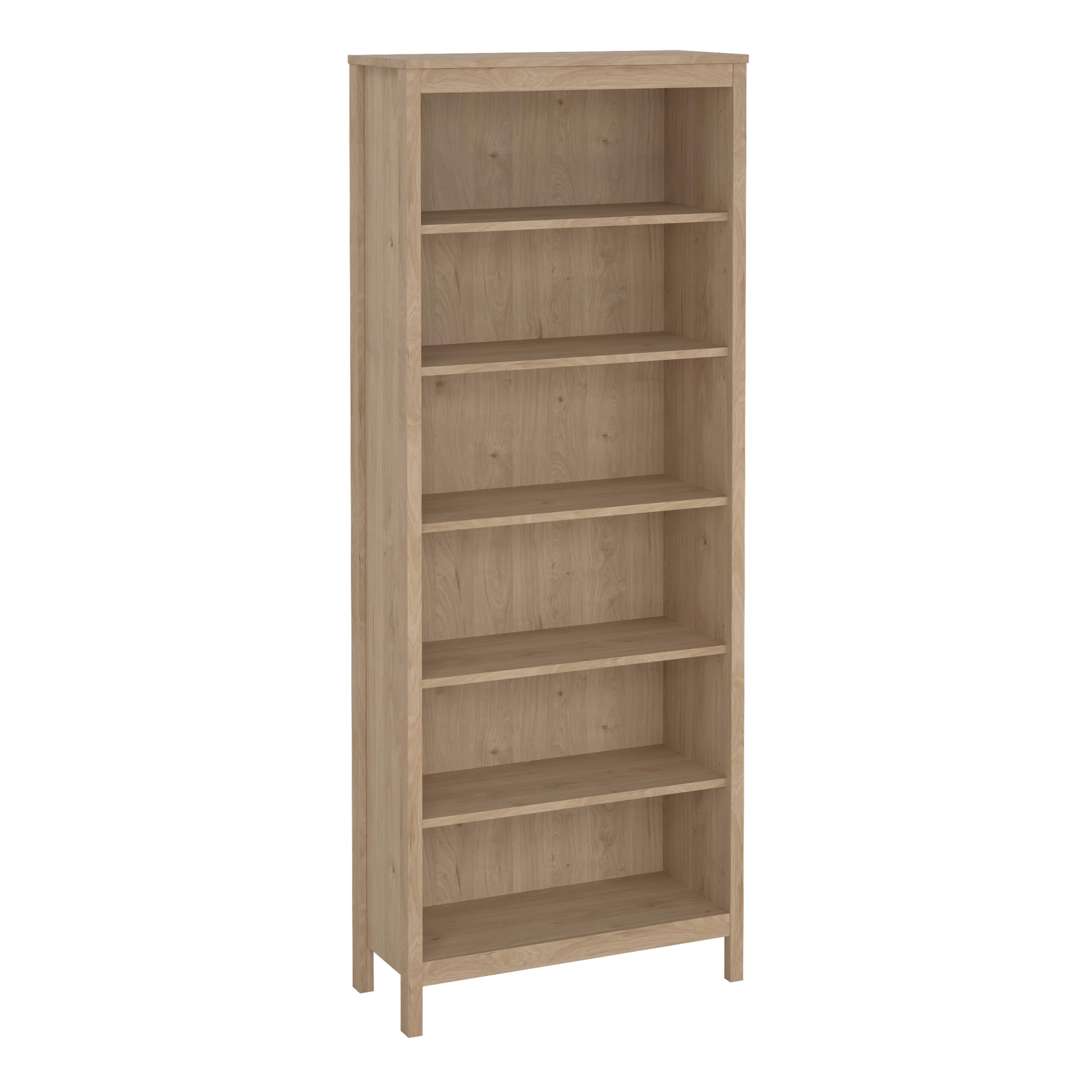 Furniture To Go | Madrid, Engineered Wood, Jackson Hickory Oak, Bookcase