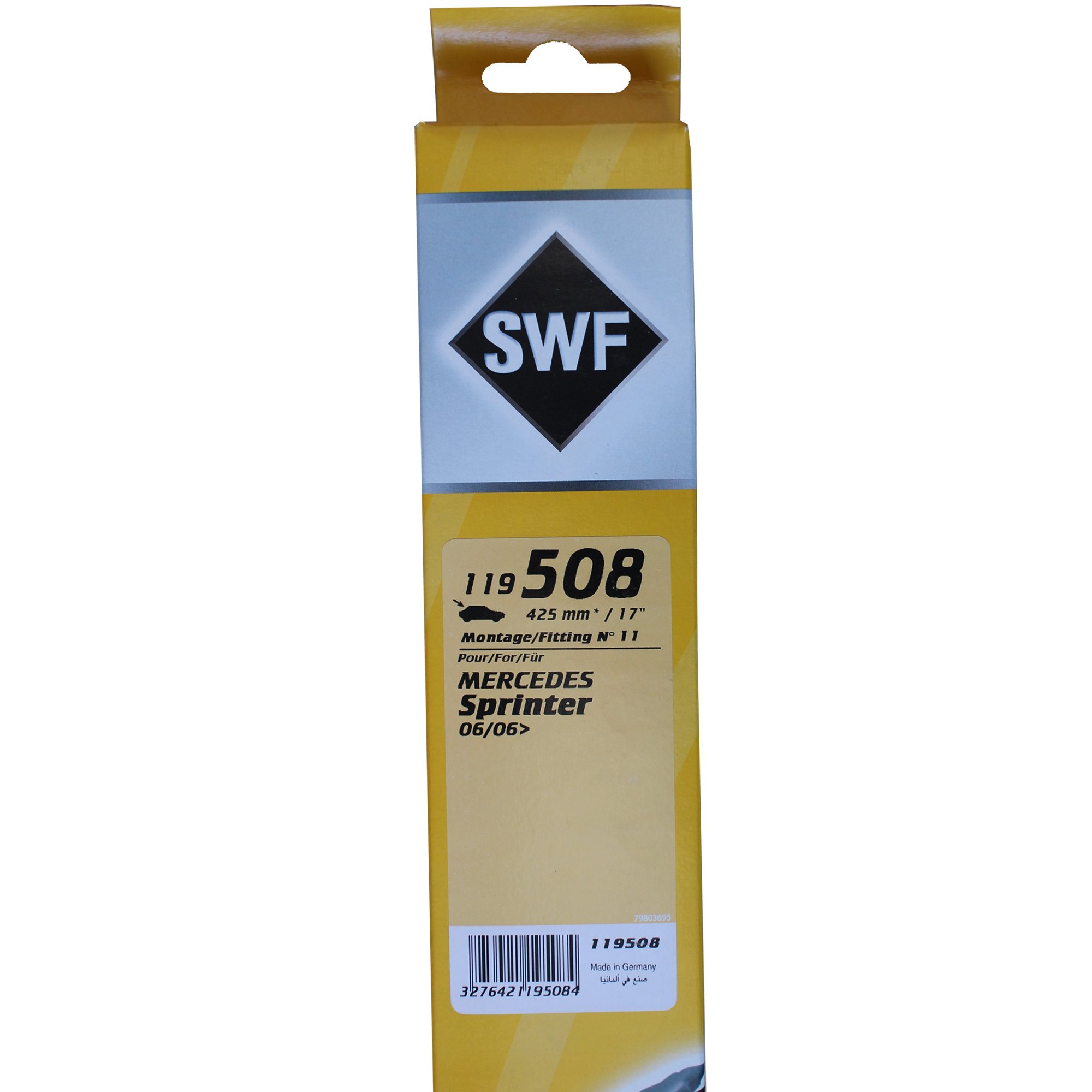 Valeo SWF Das Original Rear Arka Silecek Range Rover IV (L405) (2019-2021), Mercedes Sprinter (2018-2021) (425 MM) 119508
